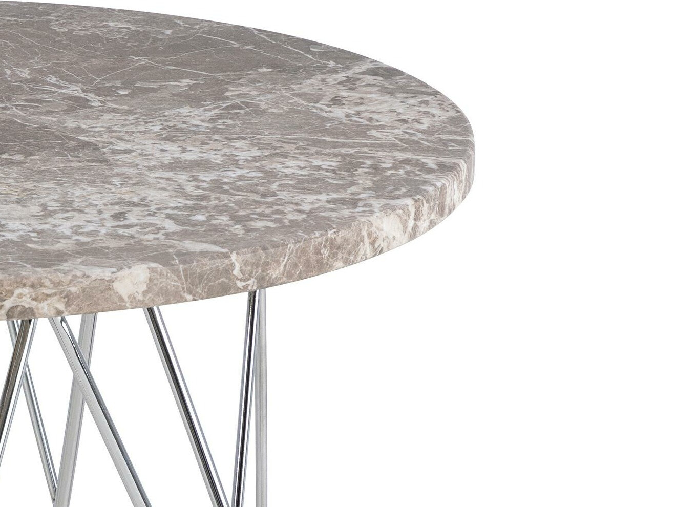 Mesa de centro Norsica 819 (Gris + Plata)