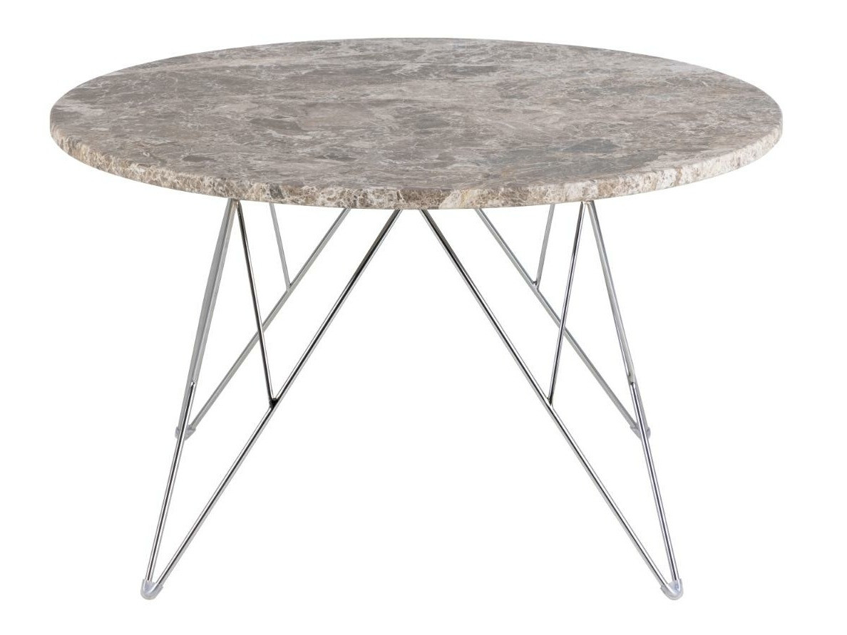 Mesa de centro Norsica 820 (Gris + Plata)