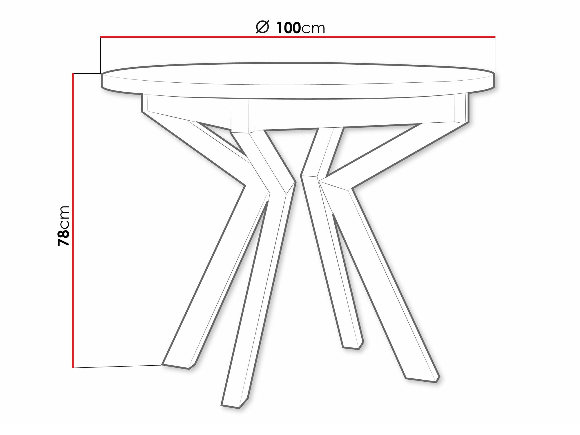 Mesa Victorville 368 (Roble Artisan + Negro)