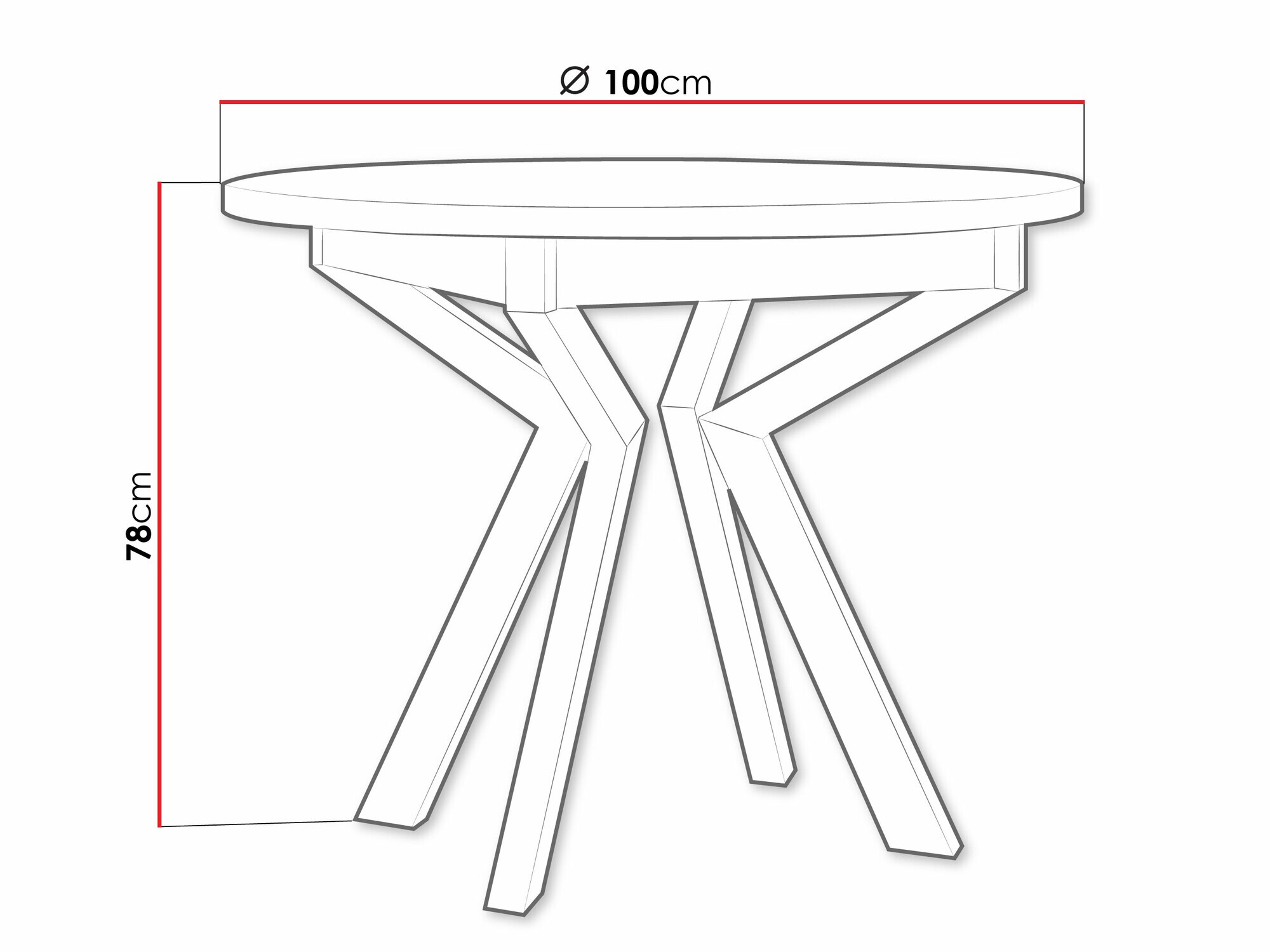 Mesa Victorville 368 (Roble nieto + Negro)