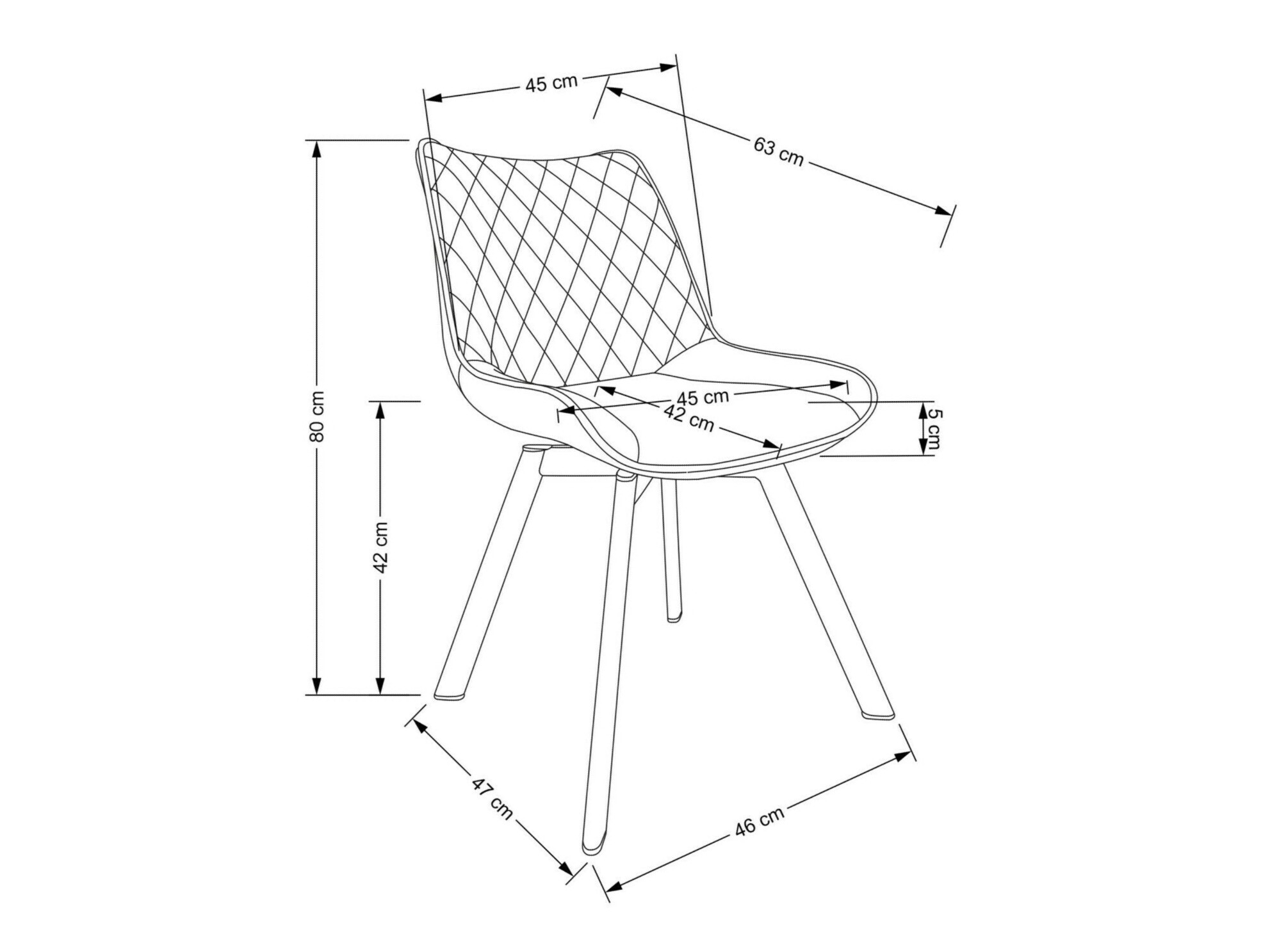Silla Houston 1442 (Amarillo)