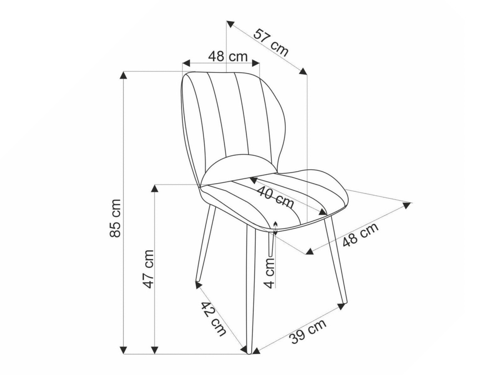 Silla Houston 1738 (Verde)