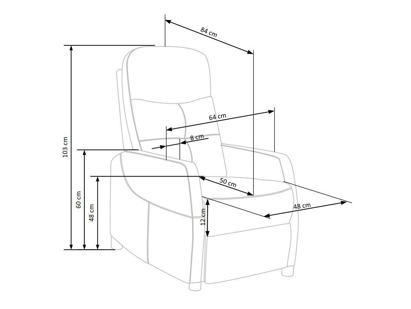 Sillón reclinable Houston 992 (Beige)