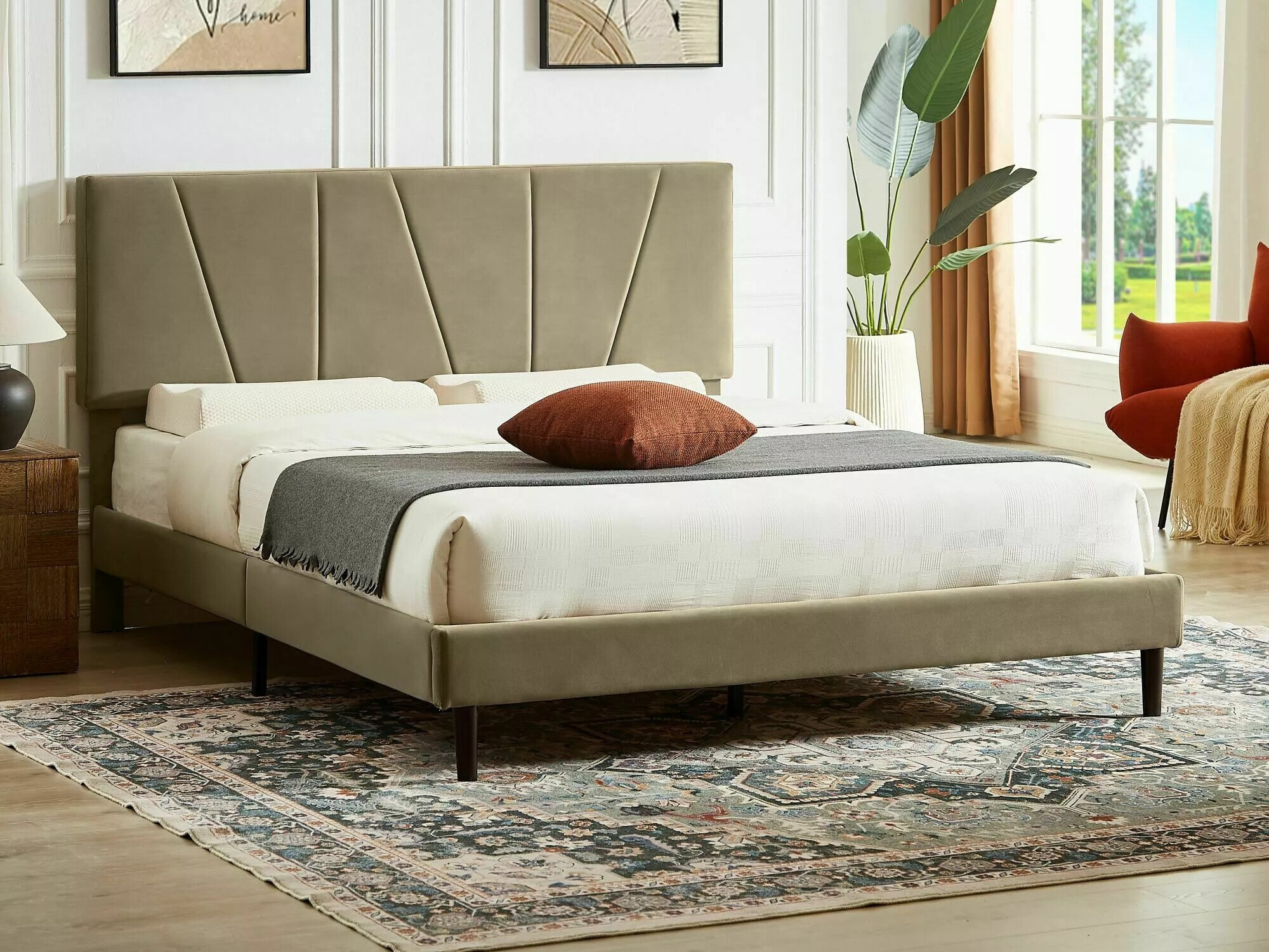 Cama Detroit 419 (Beige)
