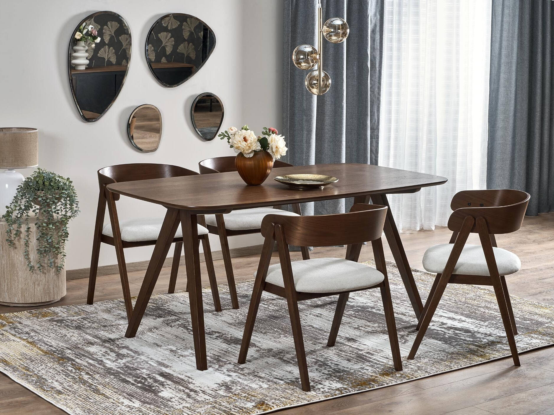 Conjunto de mesas y sillas para comedor Houston 1748