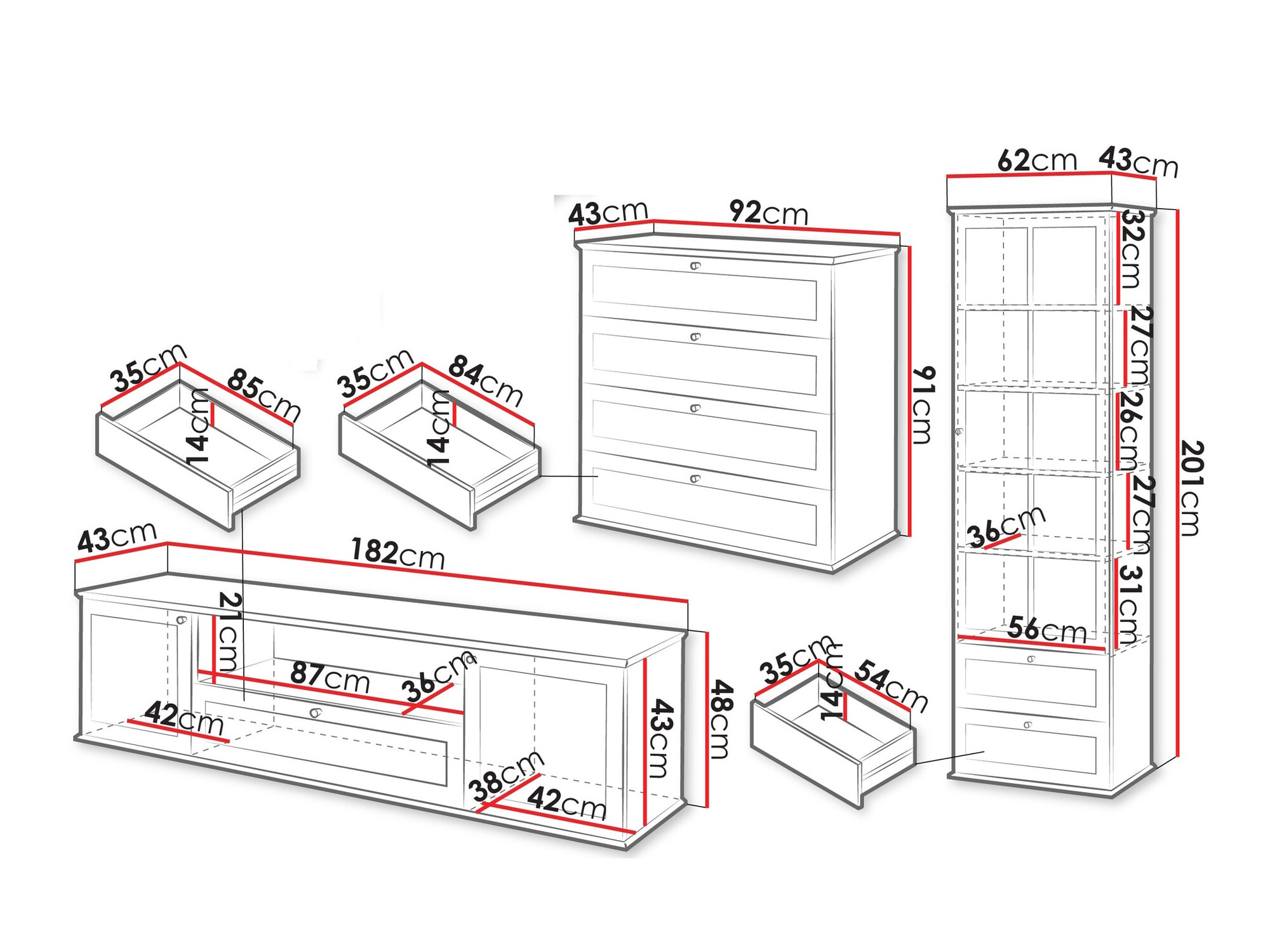 Conjunto de salón Comfivo Ruvlare 107
