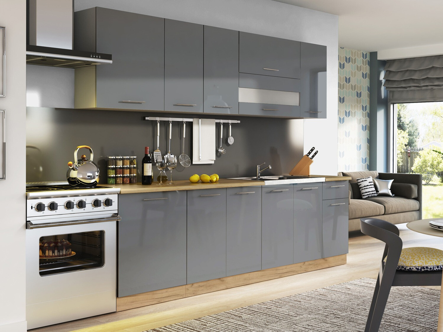 Puerta del lavavajillas Tiffa Grey 124