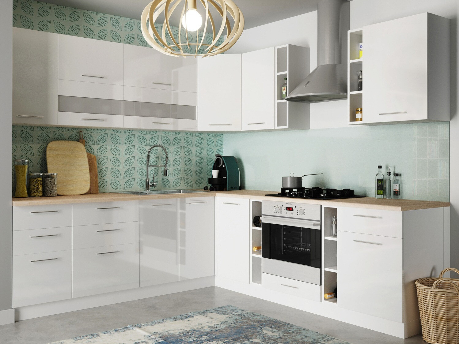 Puerta del lavavajillas Tiffa White 136