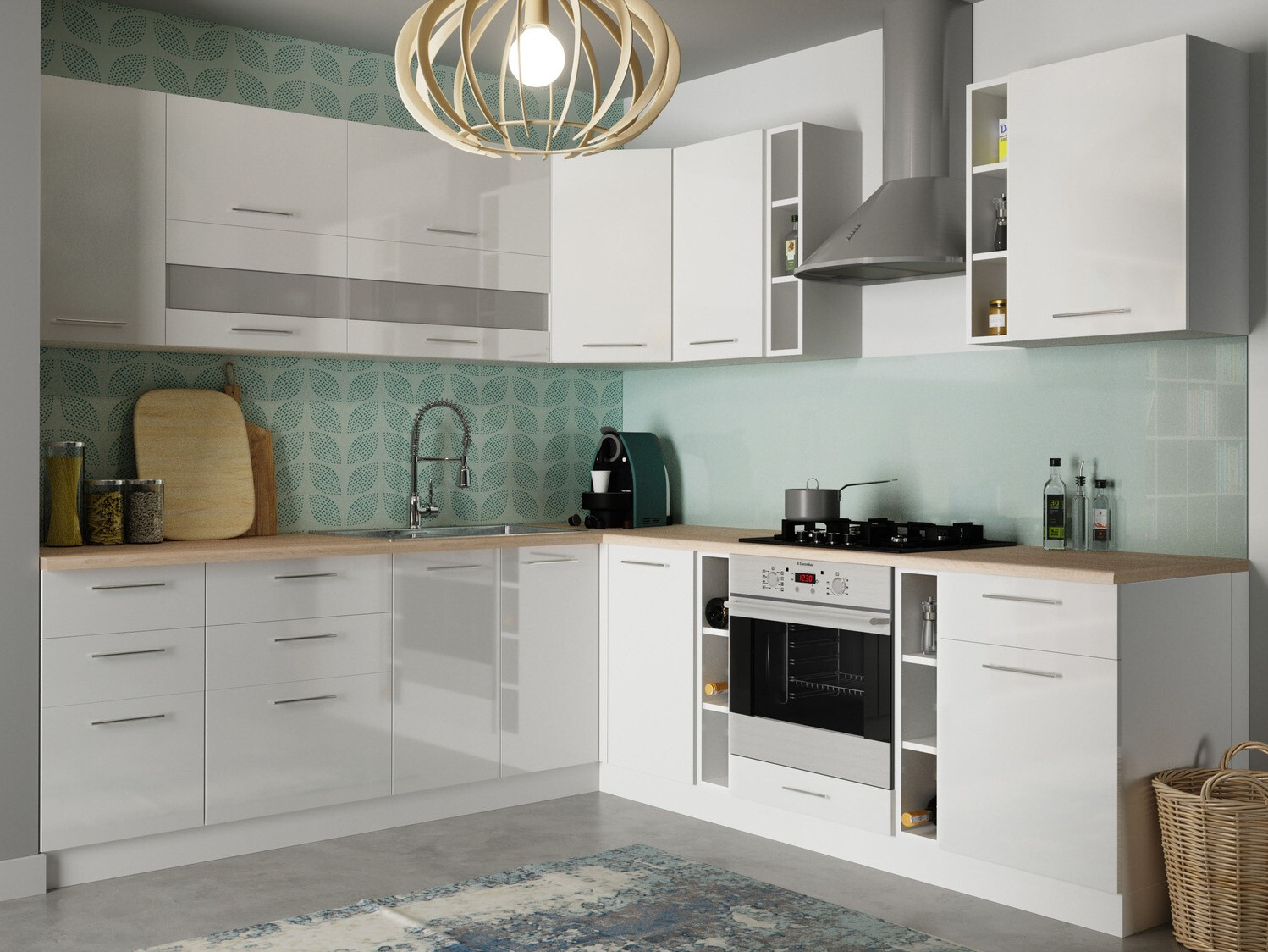 Puerta del lavavajillas Tiffa White 137