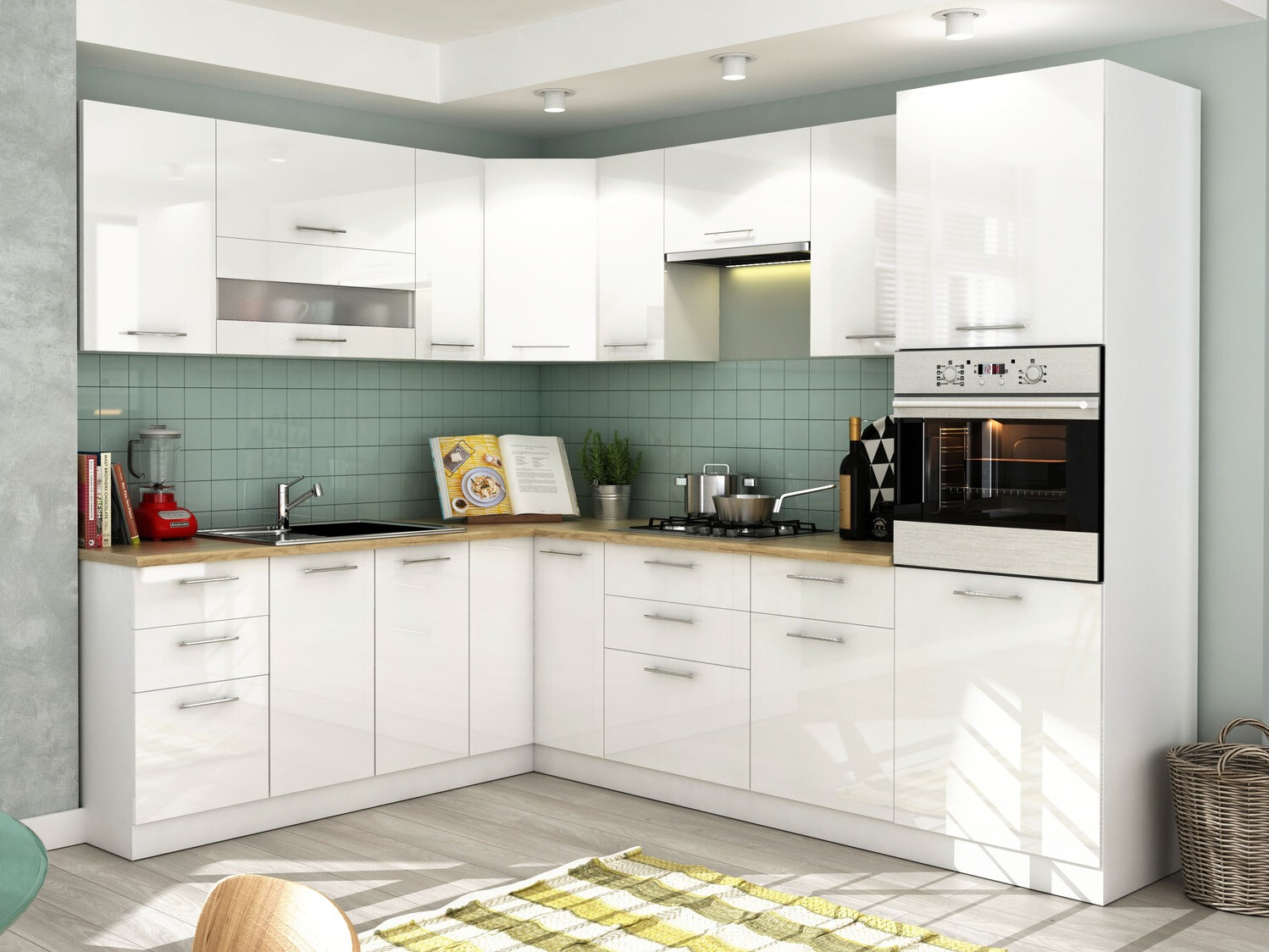 Armario modular con puertas. Tiffa White 139