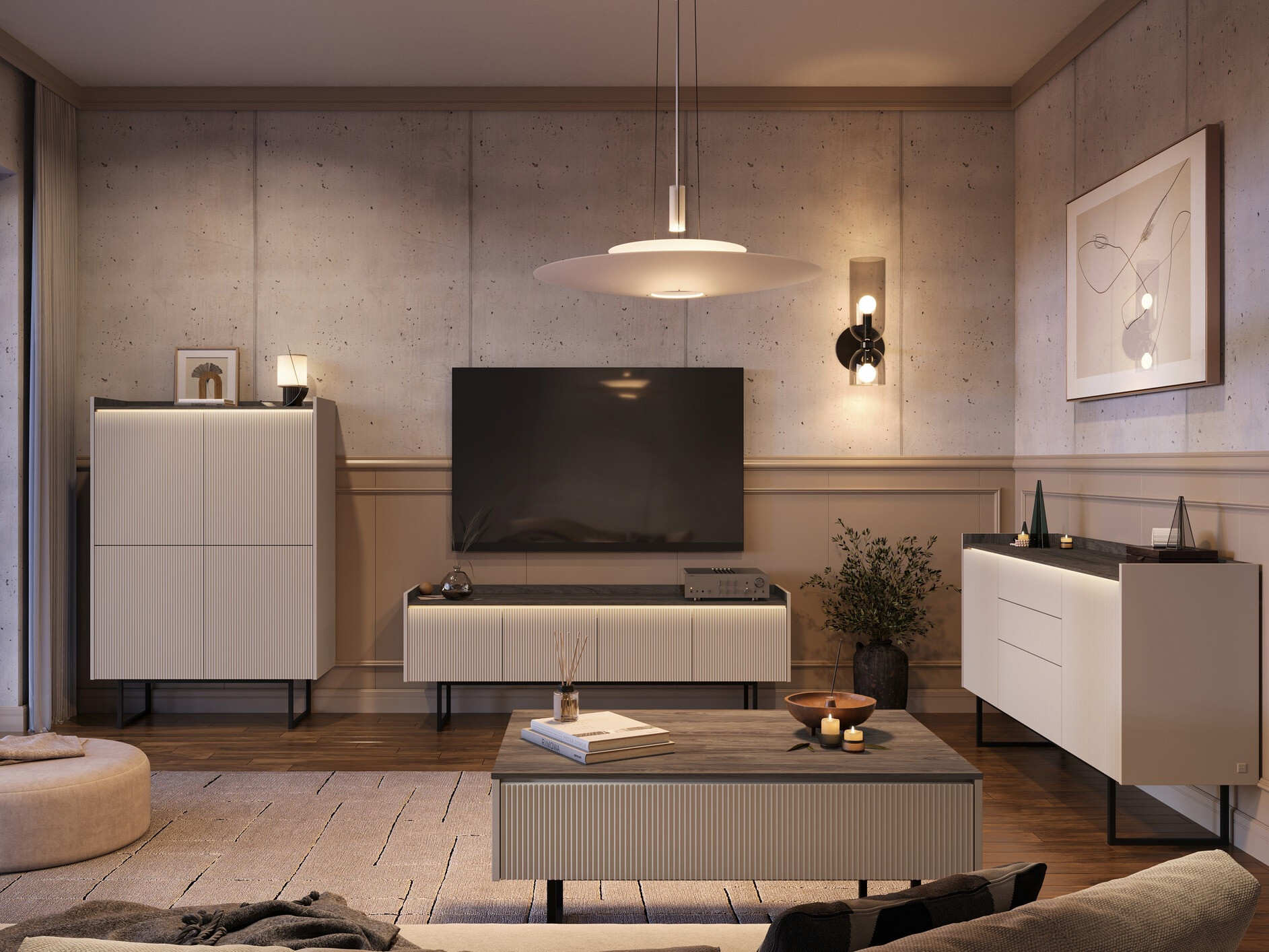 Mueble TV Elbtei 104