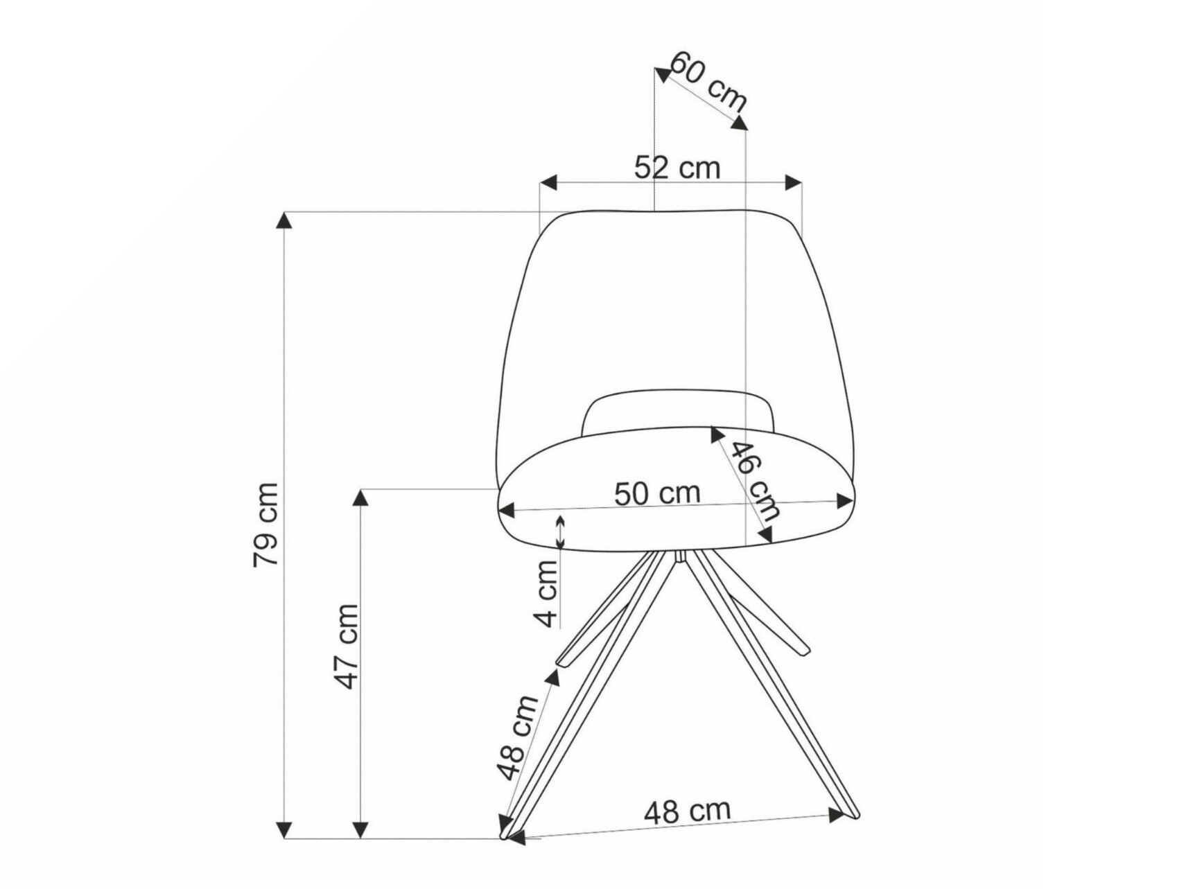Silla Houston 1754 (Beige)