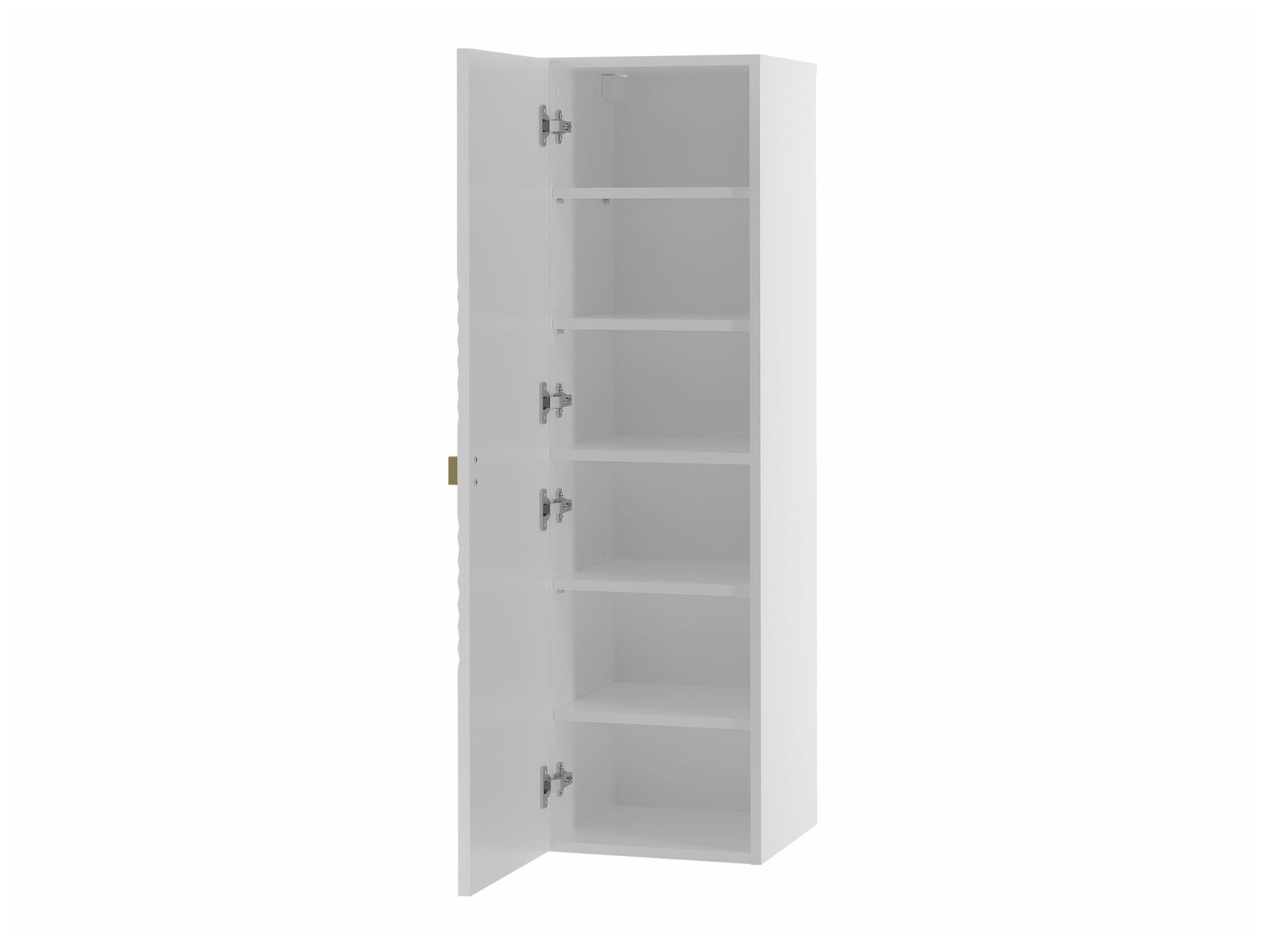Armario colgante para baño Natar (Negro + Negro brillante)