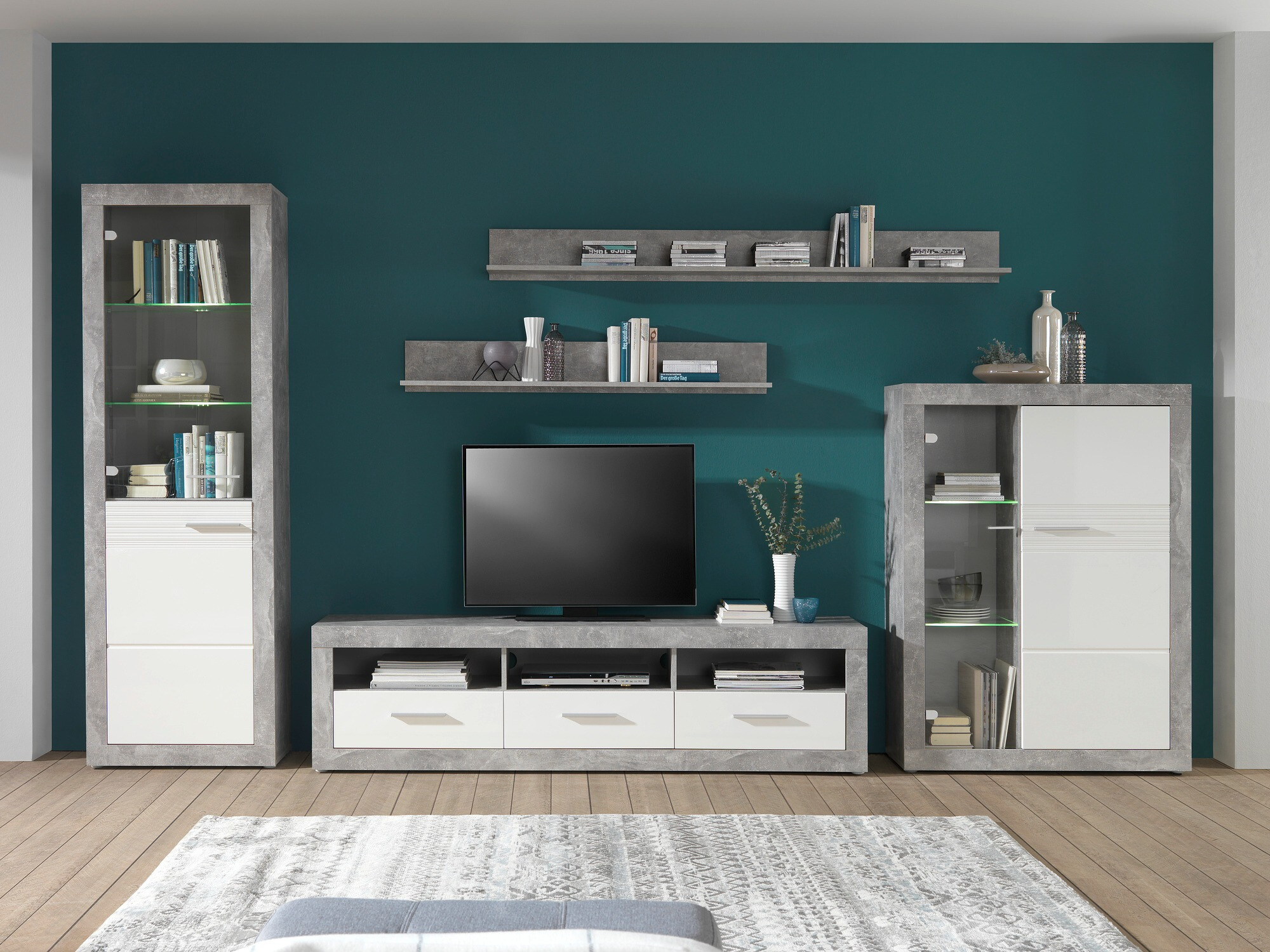 Estantería de pared Romfera 109 (Gris)