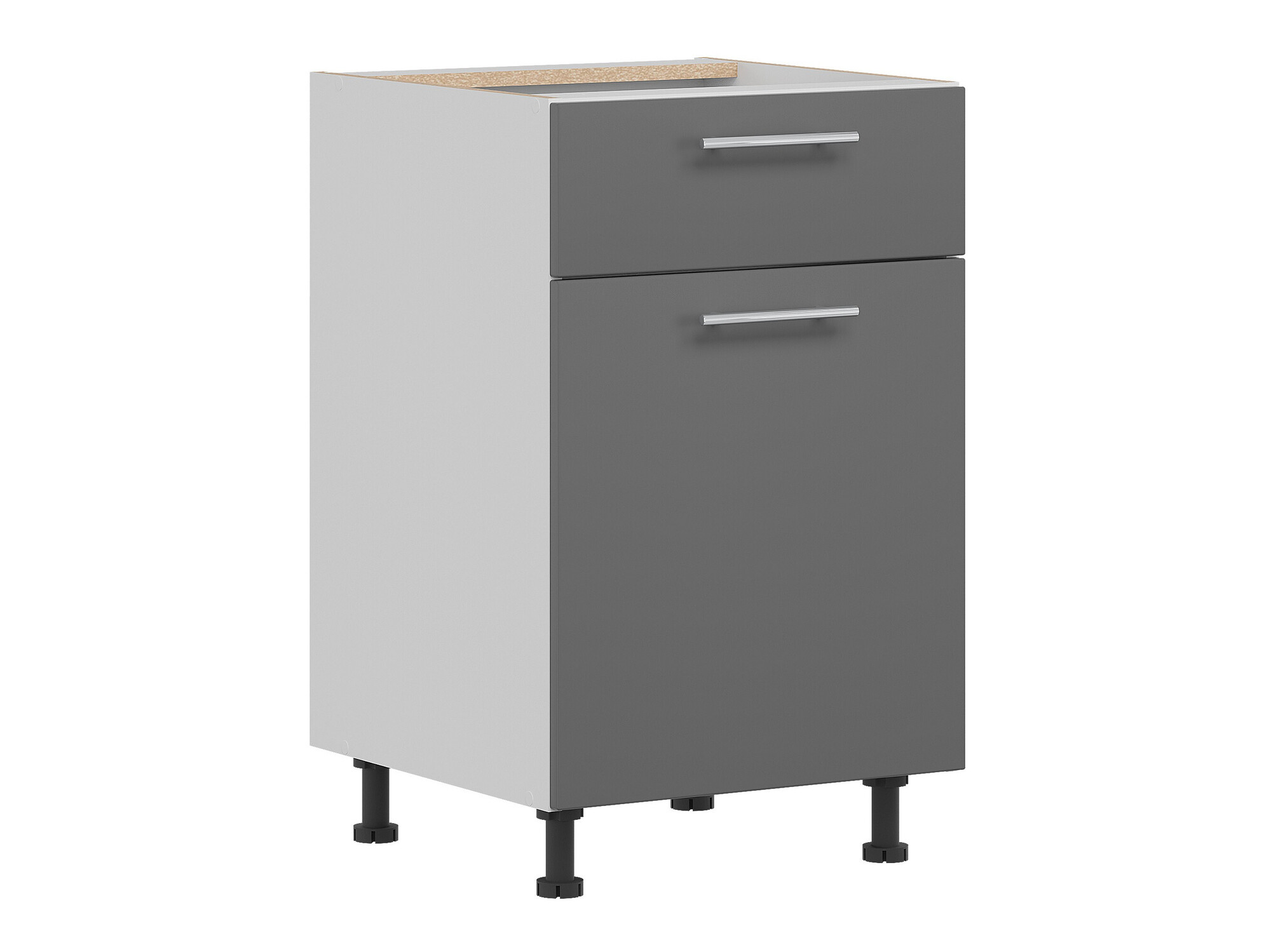 Mueble modular con cajón y puertas. Tiffa Grey 140