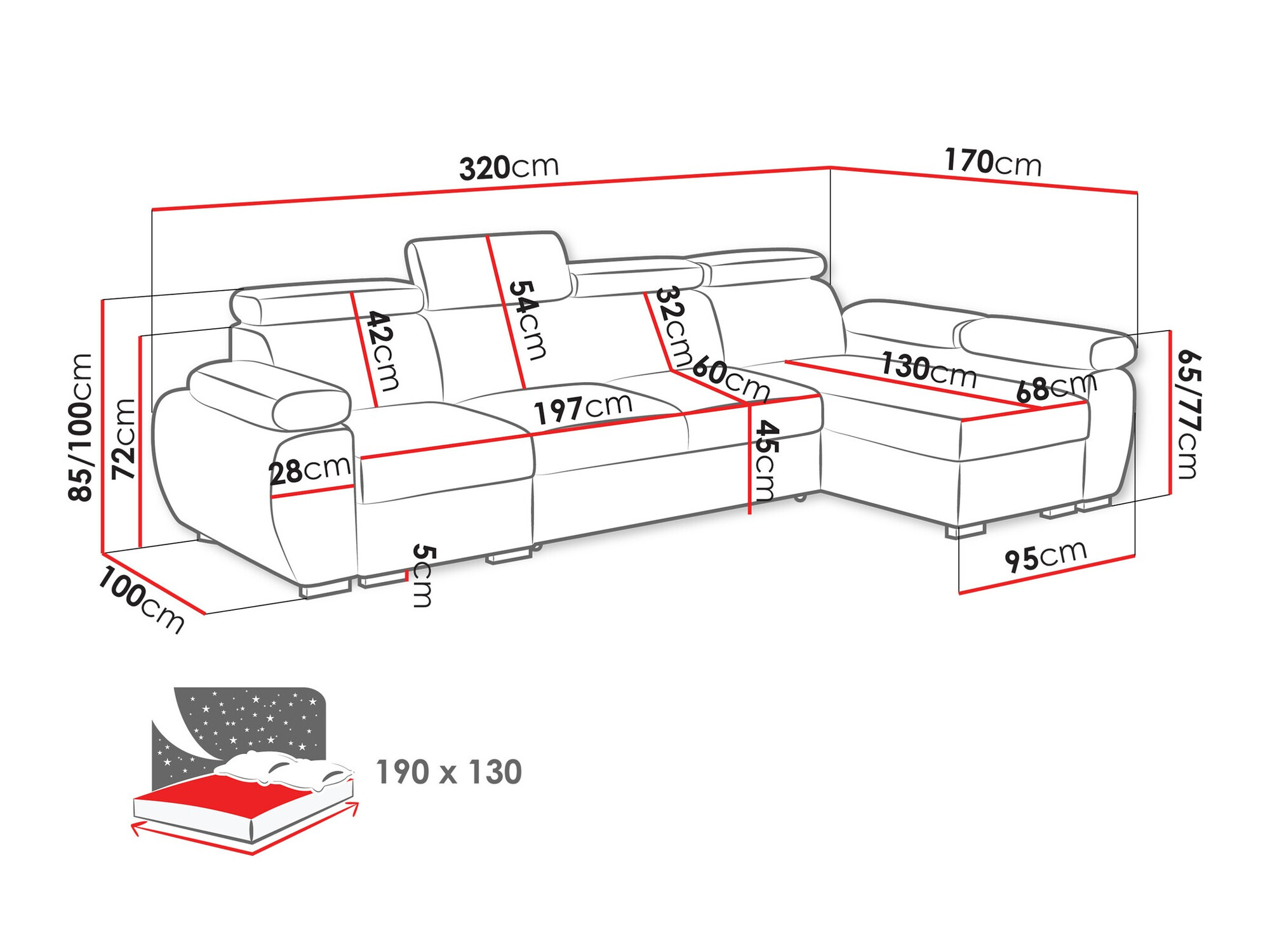 Sofá rinconero Columbus 227 (Aragon 93)