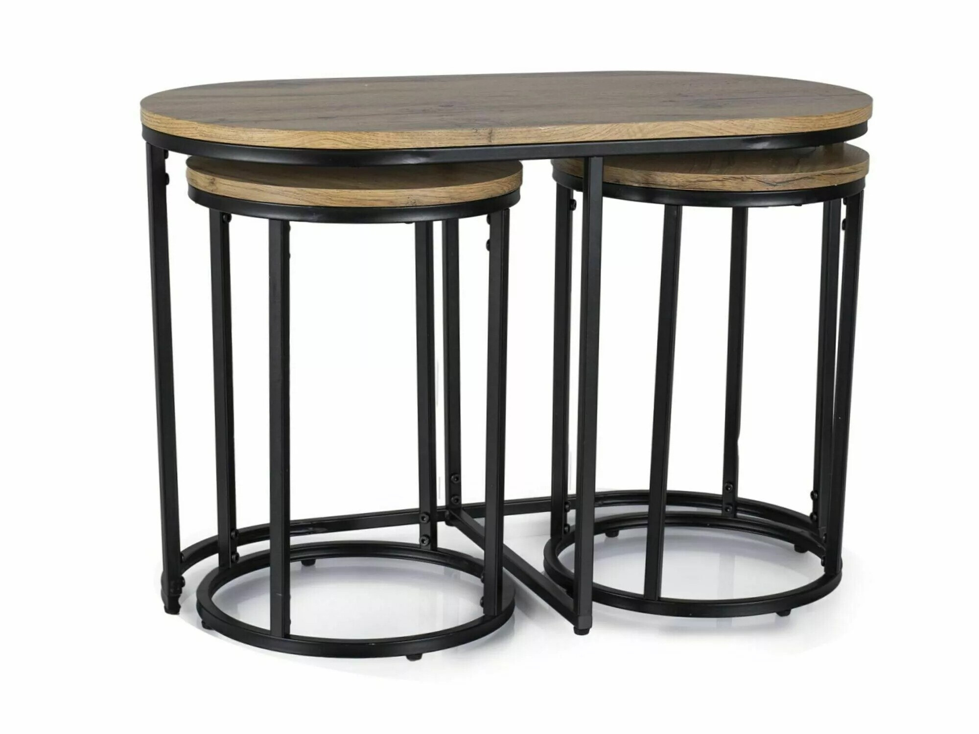 Conjunto mesa de centro Detroit 435 (Roble Artisan)