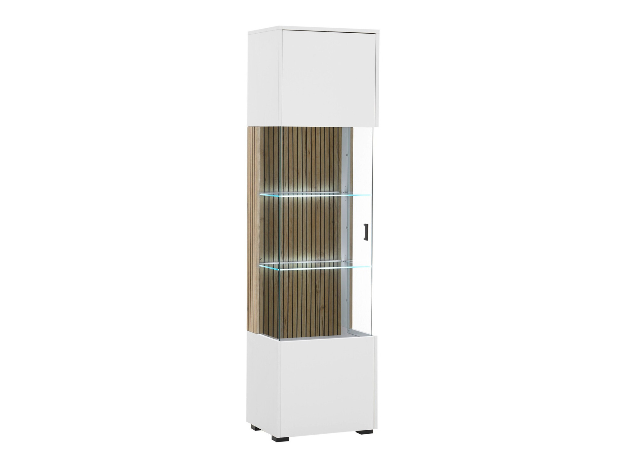 Estantería Belmelu 104 (Blanco + Roble)