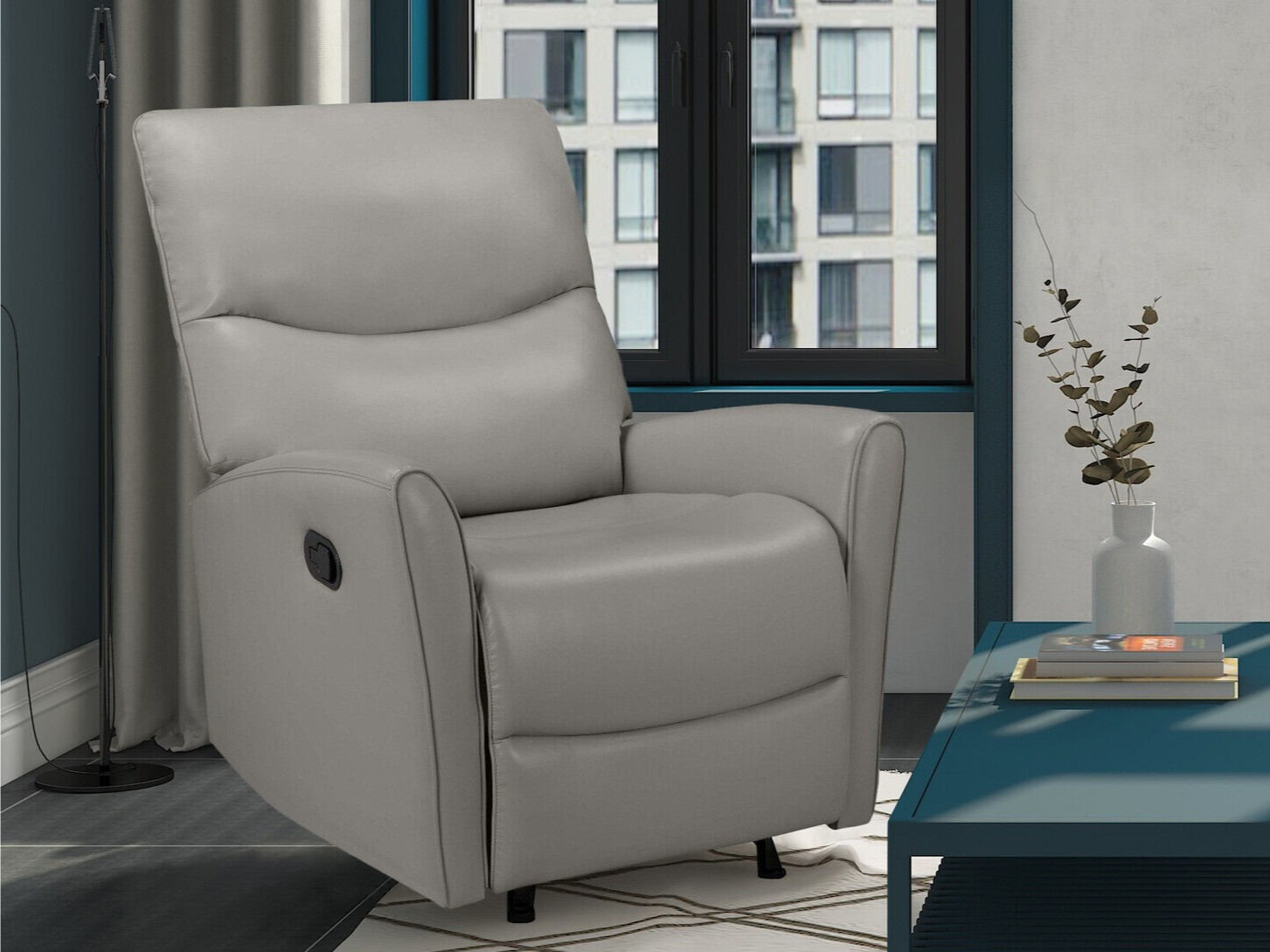 Sillón reclinable Denton 1345 (Gris)