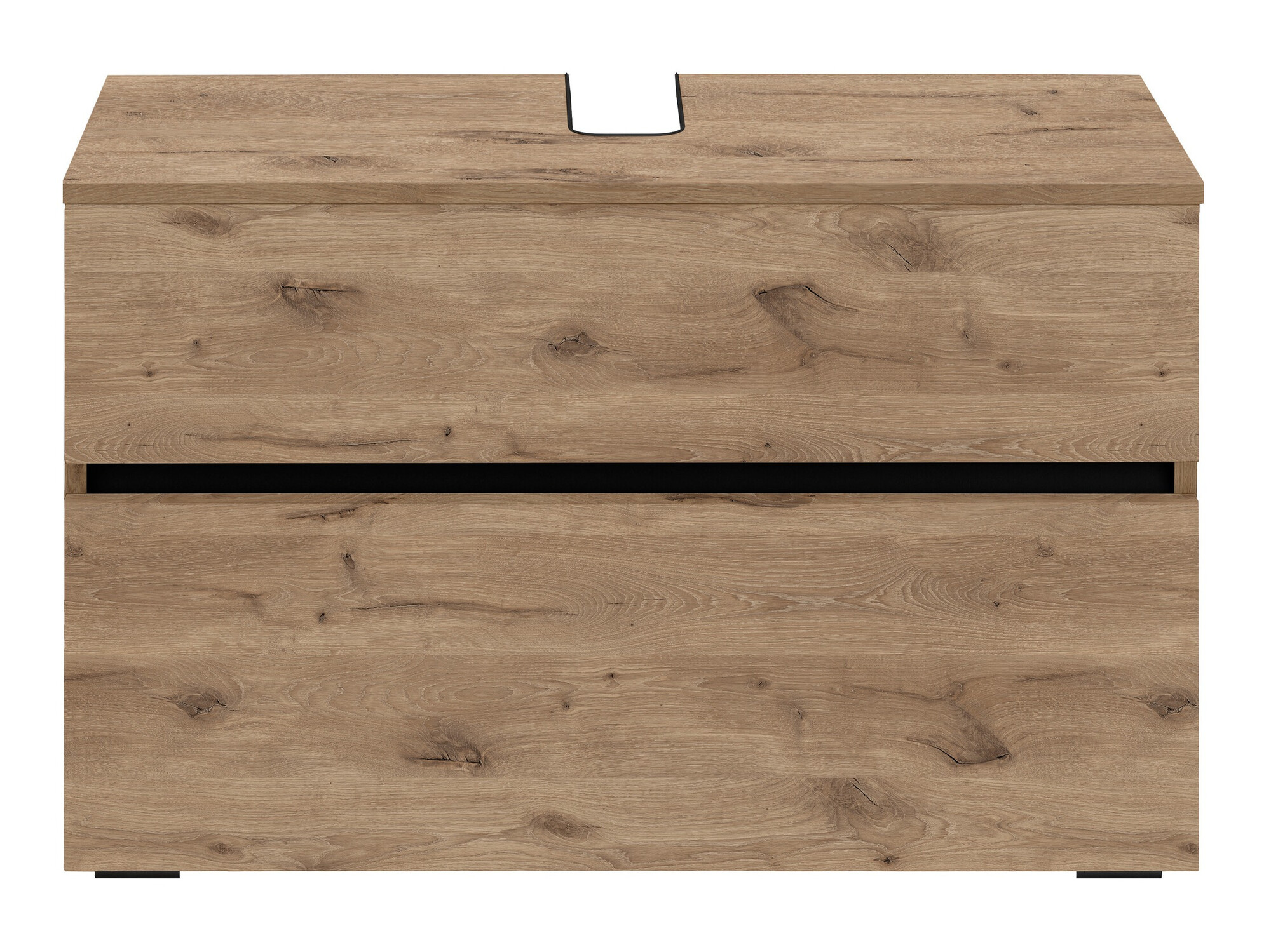 Armario de baño de pie para lavabo Soncamu 109 (Roble)