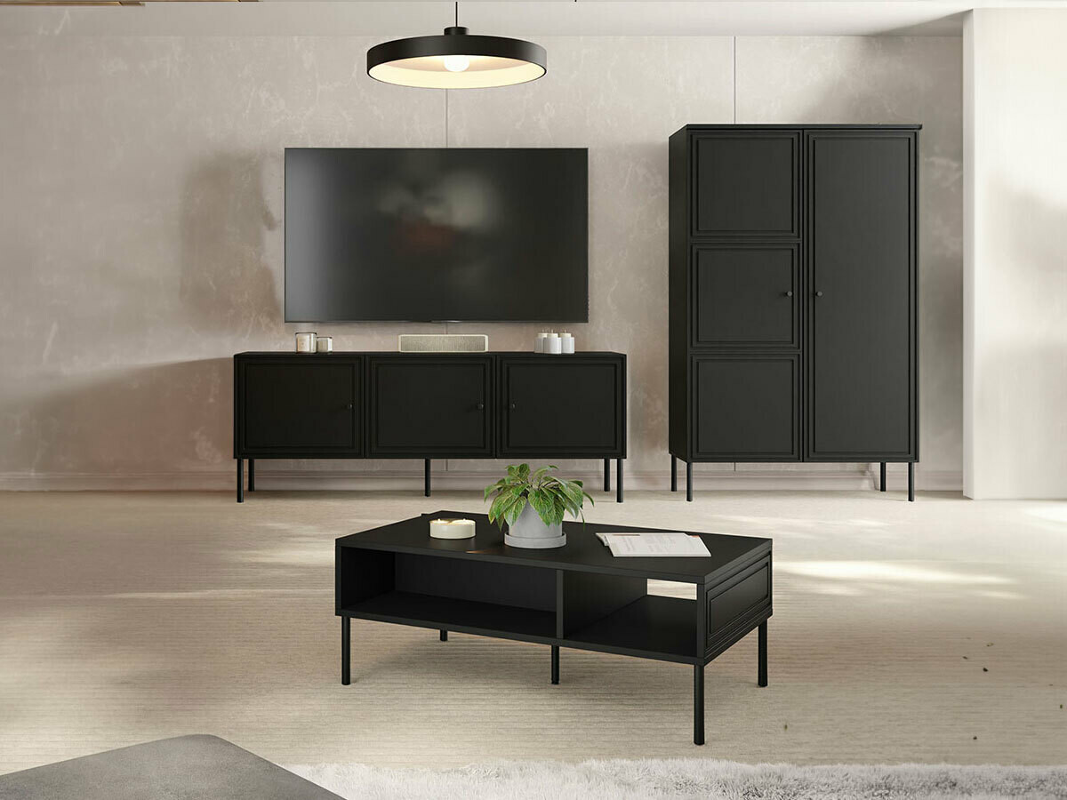 Conjunto de salón Monciru 106 (Negro)