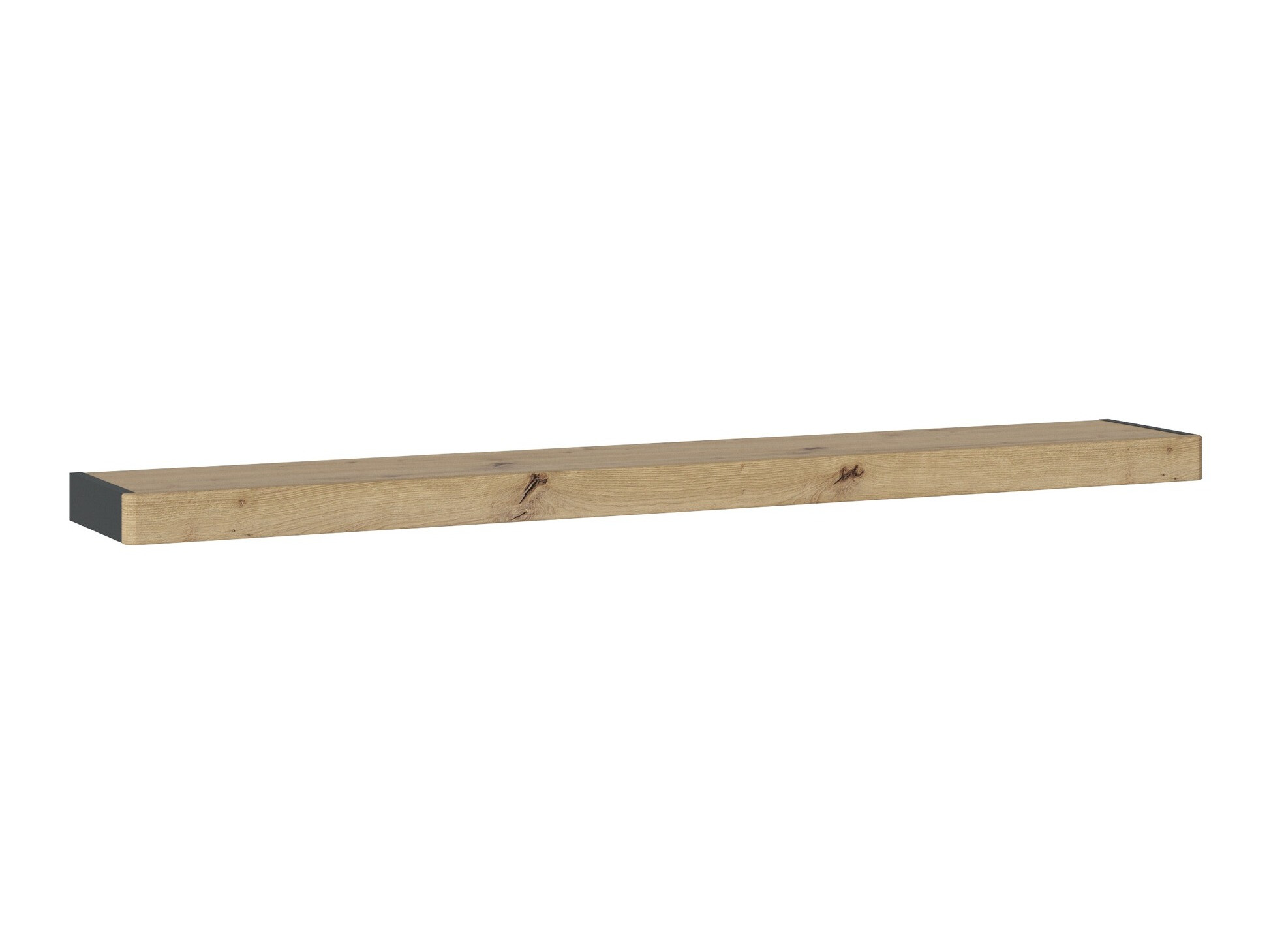 Estantería de pared Venlori 125 (Roble Artisan)