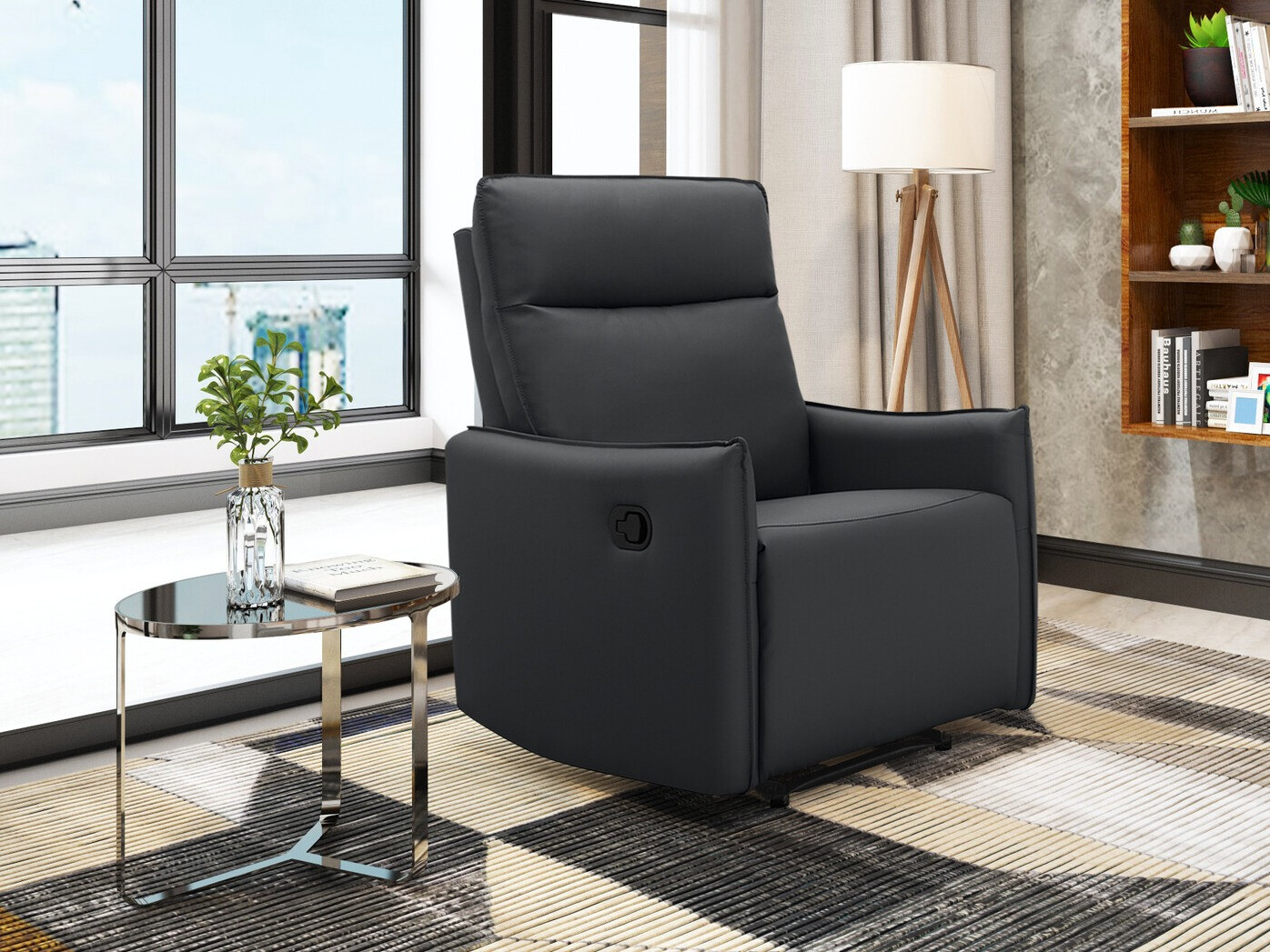 Sillón reclinable Tulsa 643 (Negro)