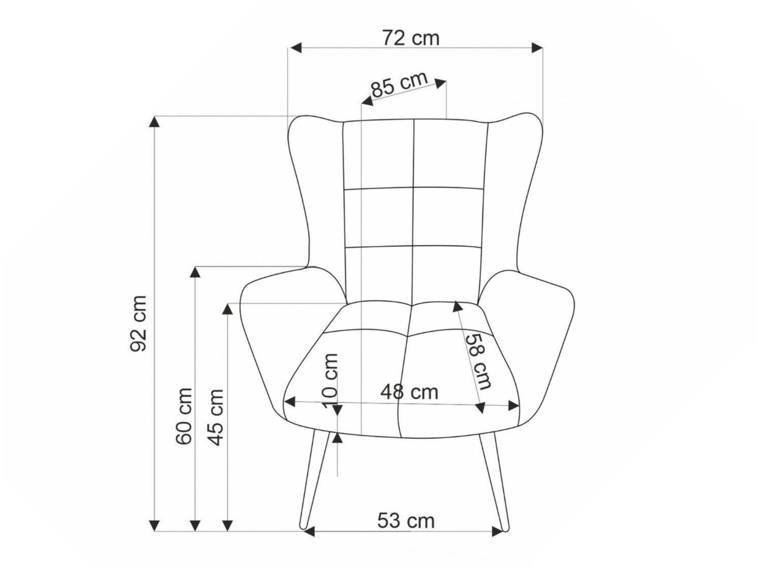 Sillón Houston 1756 (Olivo claro)
