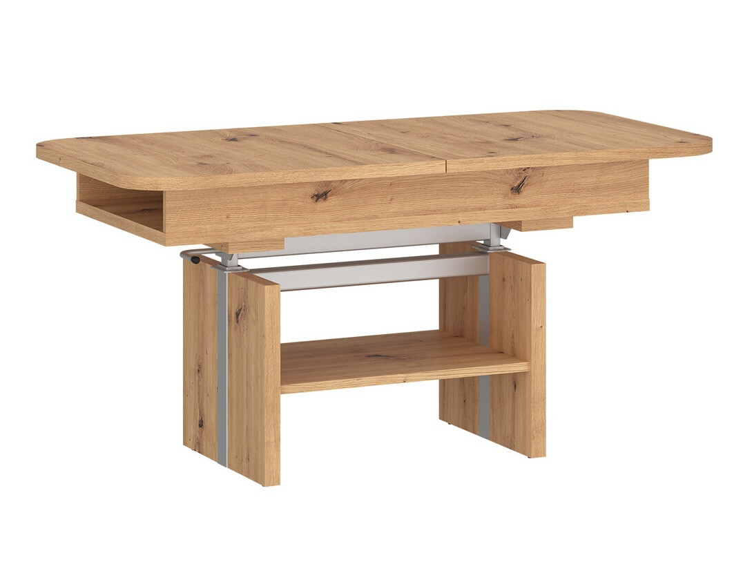 Transforming mesa de centro Ontario 121 (Roble Artisan)