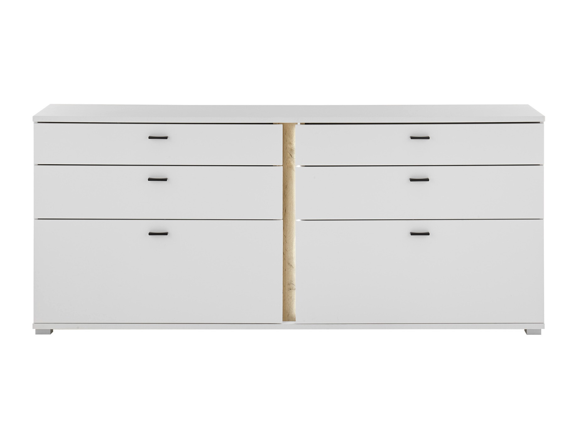 Cómoda Avimavi 107 (Blanco + Roble wotan)