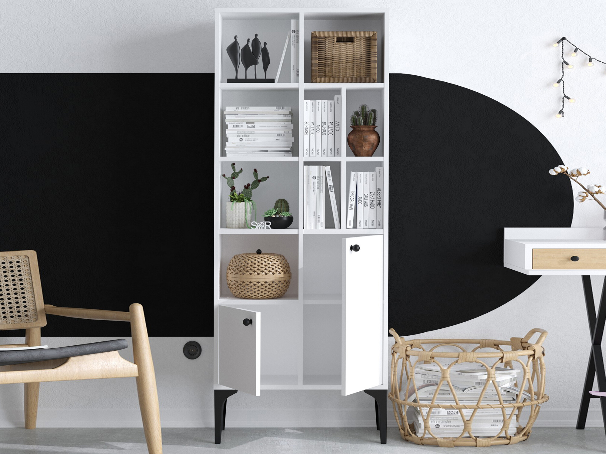 Estantería Sonliro 104 (Blanco)