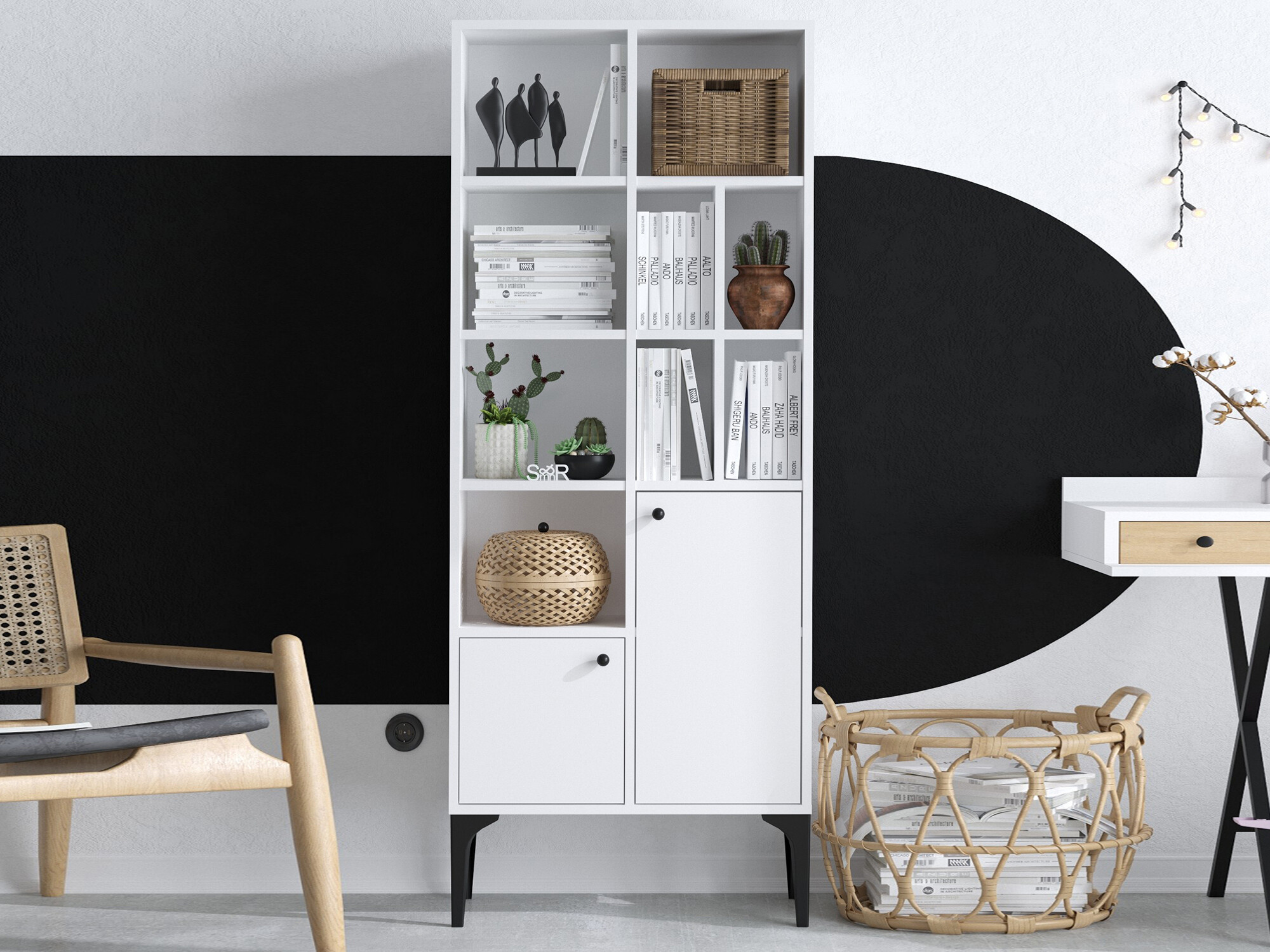 Estantería Sonliro 104 (Blanco)