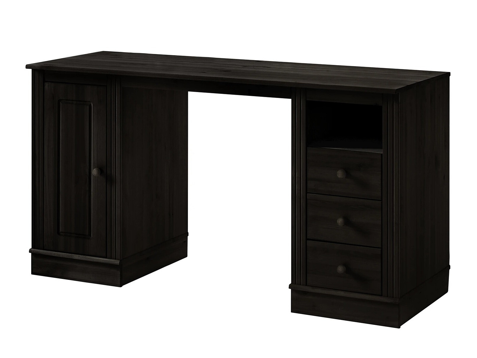 Mesa de oficina Saltoro 136 (Marrón oscuro)