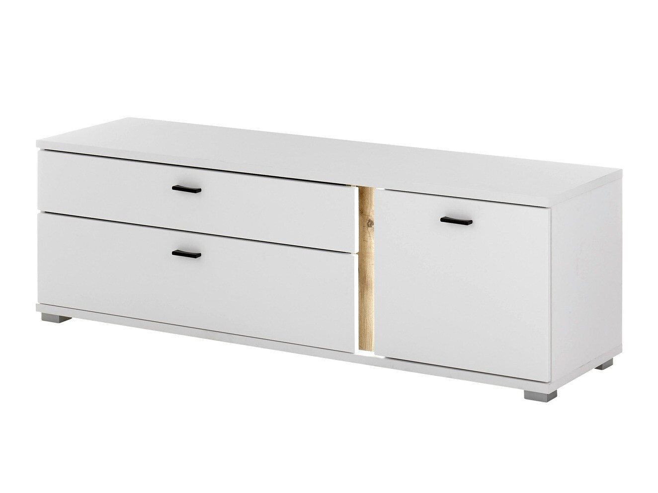 Mueble TV Avimavi 104 (Blanco + Roble wotan)
