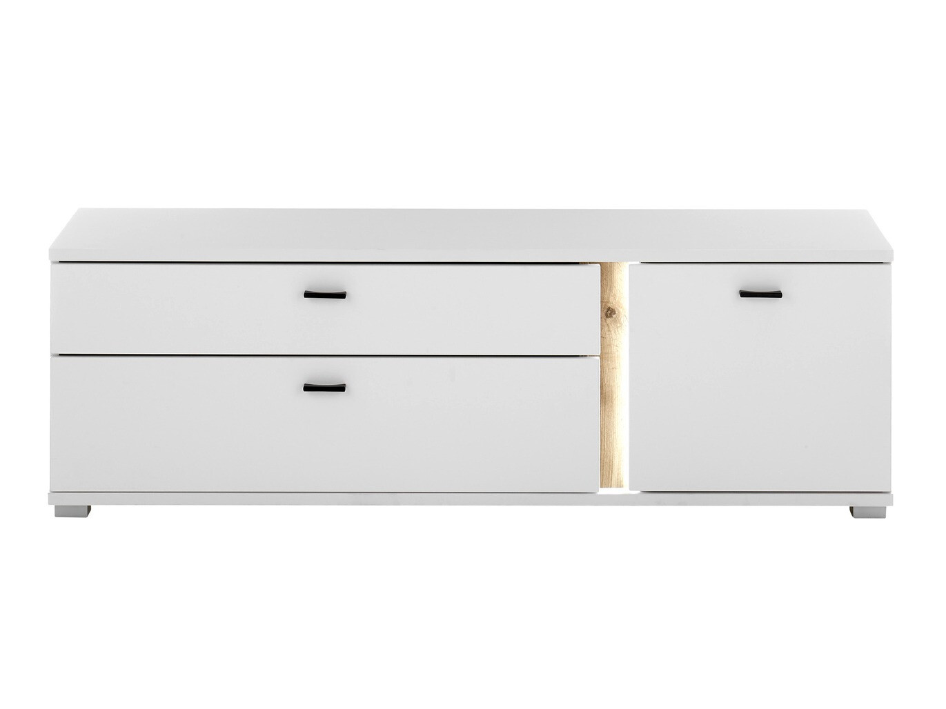 Mueble TV Avimavi 104 (Blanco + Roble wotan)