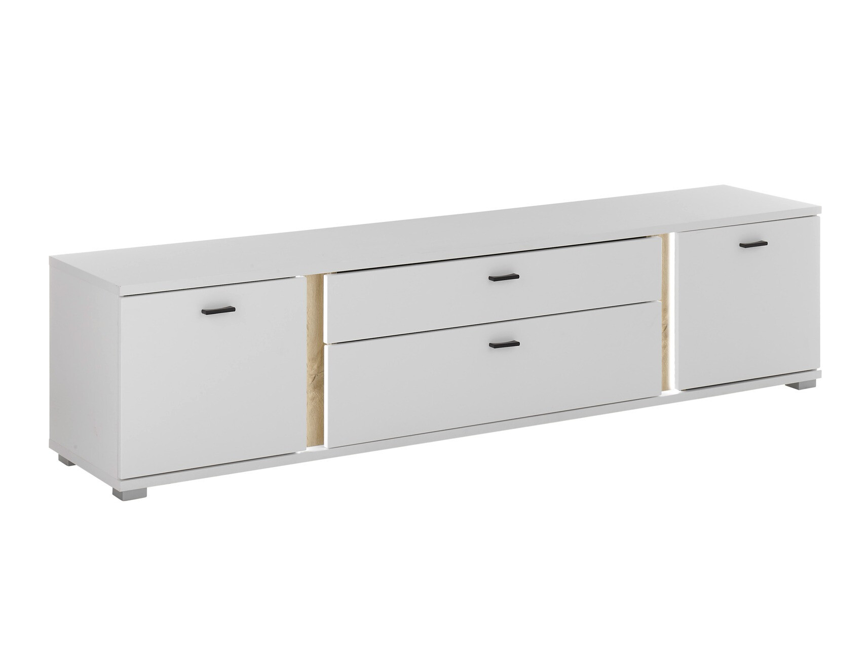 Mueble TV Avimavi 105 (Blanco + Roble wotan)