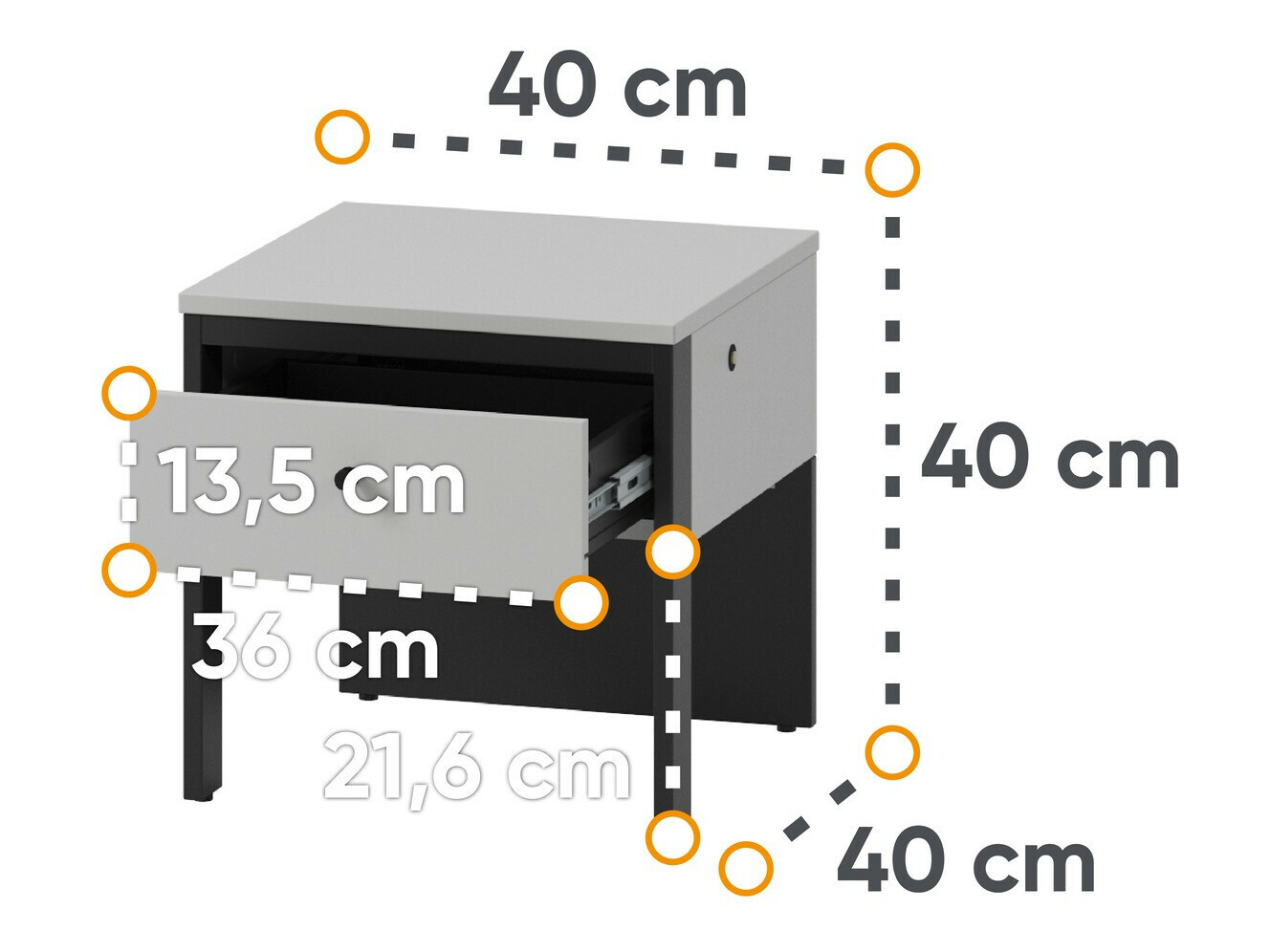 Mesilla de noche Almela 104