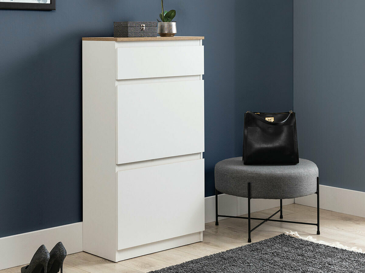 Zapatero Catelbi 108 (Blanco + Roble)