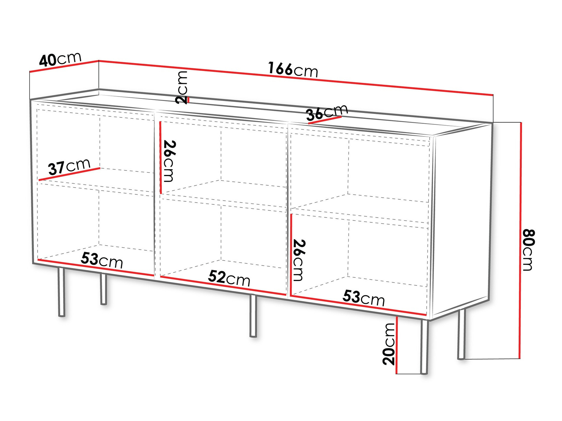 Aparador Sillen (Cachemira)
