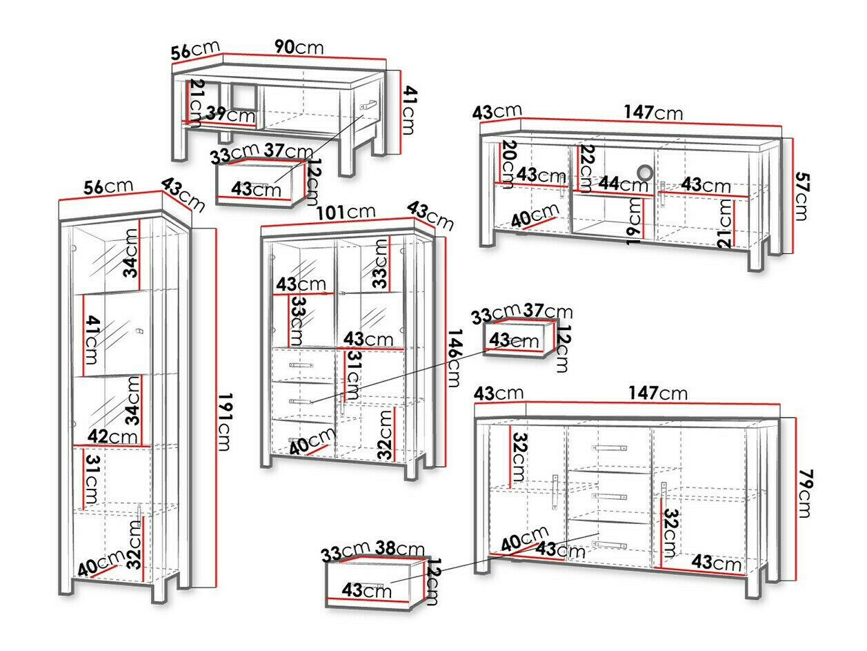 Conjunto de salón Tornua 108