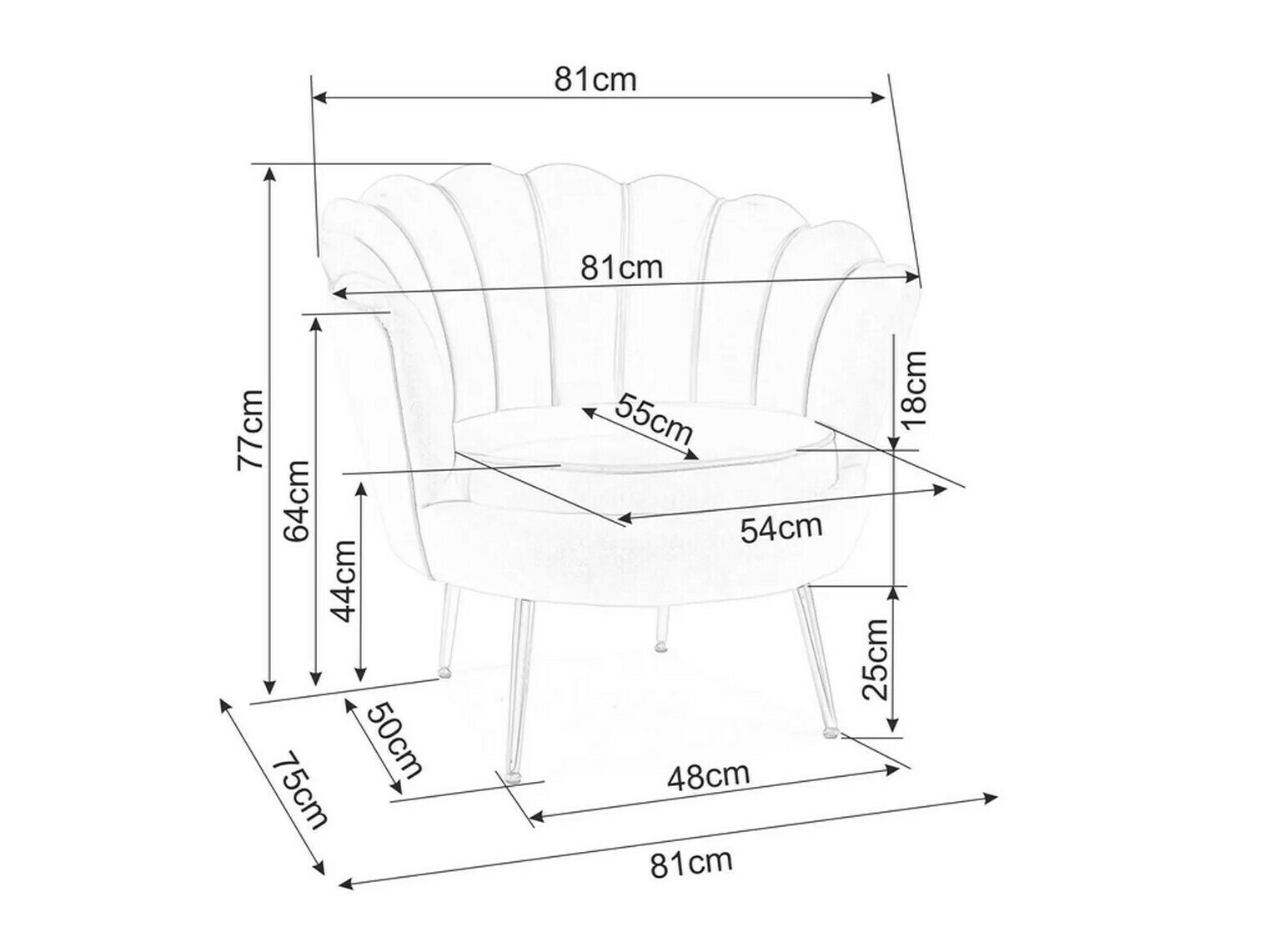 Sillón Detroit 483 (Beige)