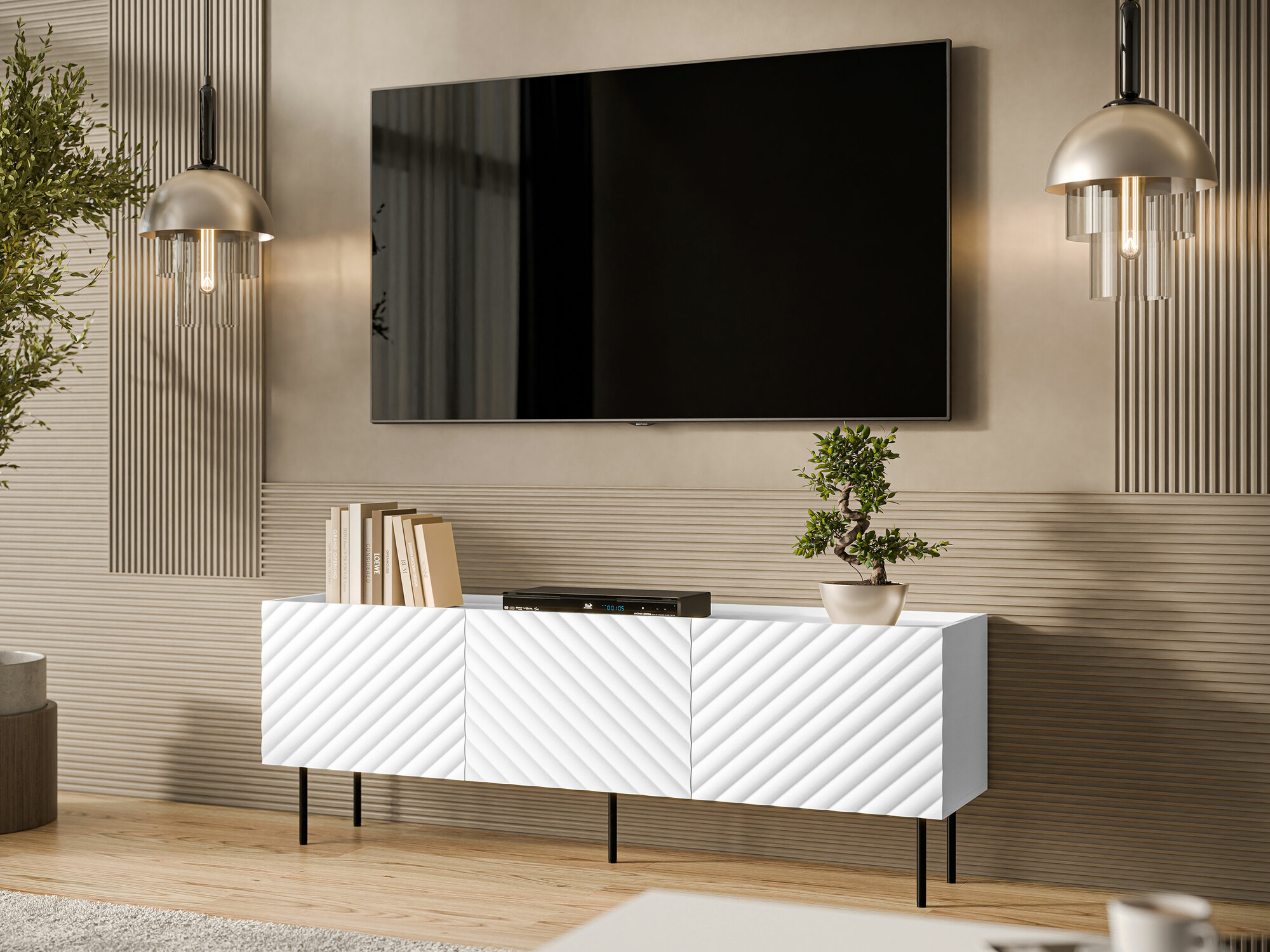Mueble TV Mortali 103 (Blanco)
