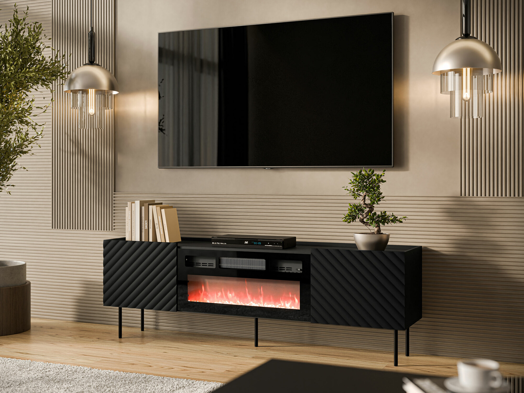 Mueble TV Mortali 106 (Negro)