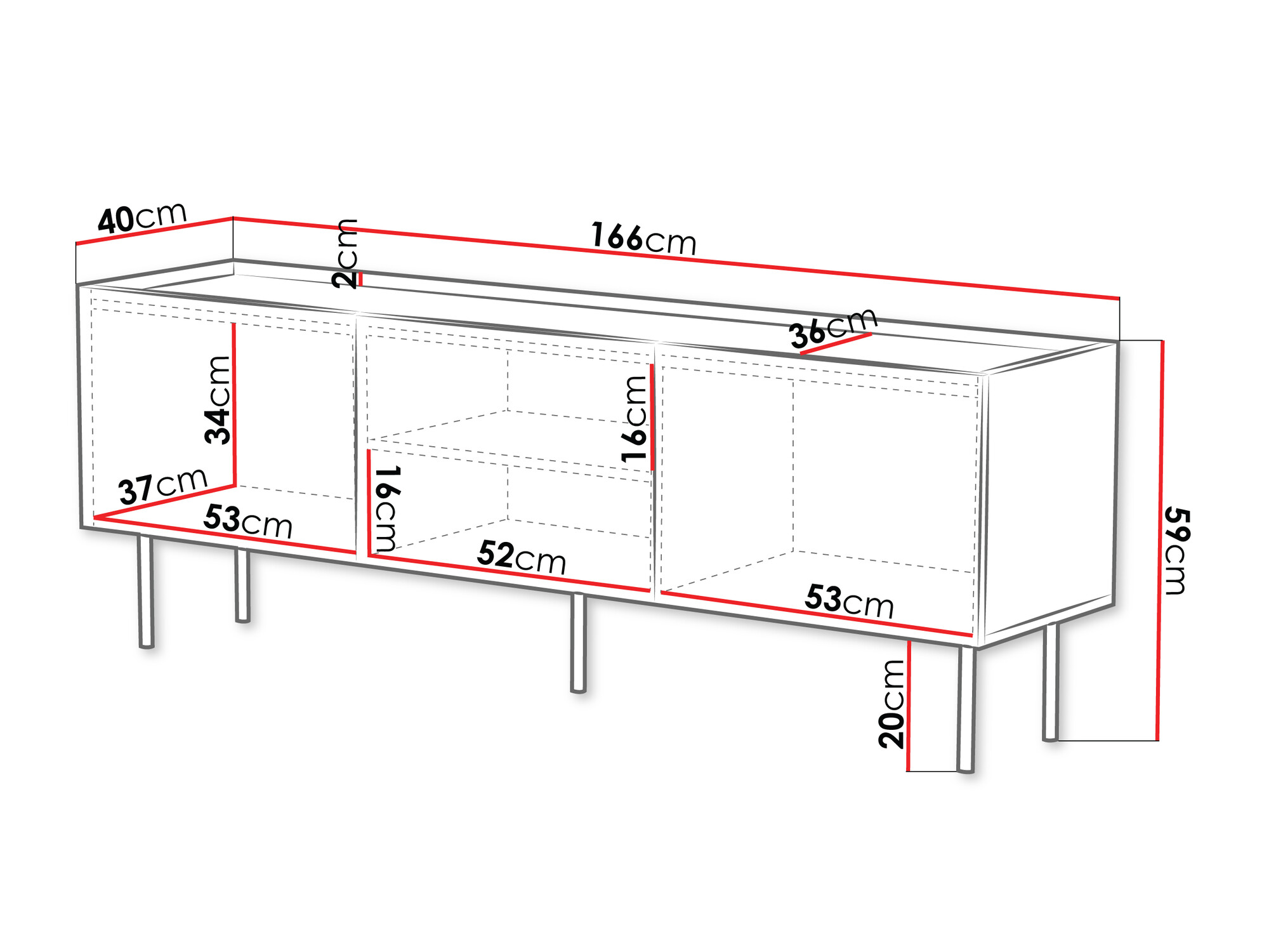Mueble TV Sillen (Cachemira)