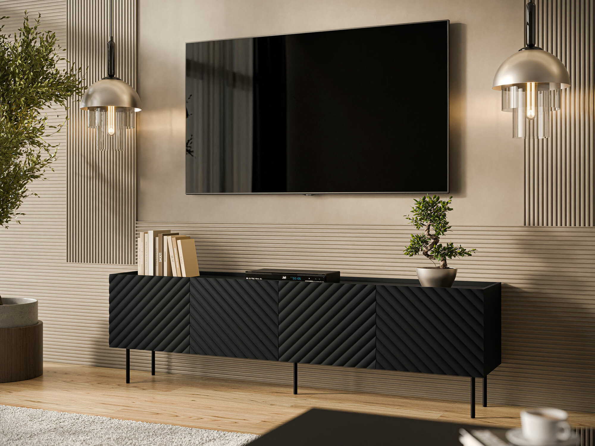 Mueble TV Sillen I (Negro)
