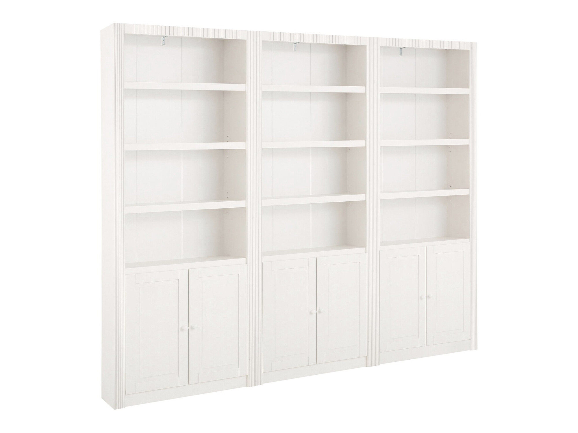 Conjunto de estantería Orlmara 110 (Blanco)