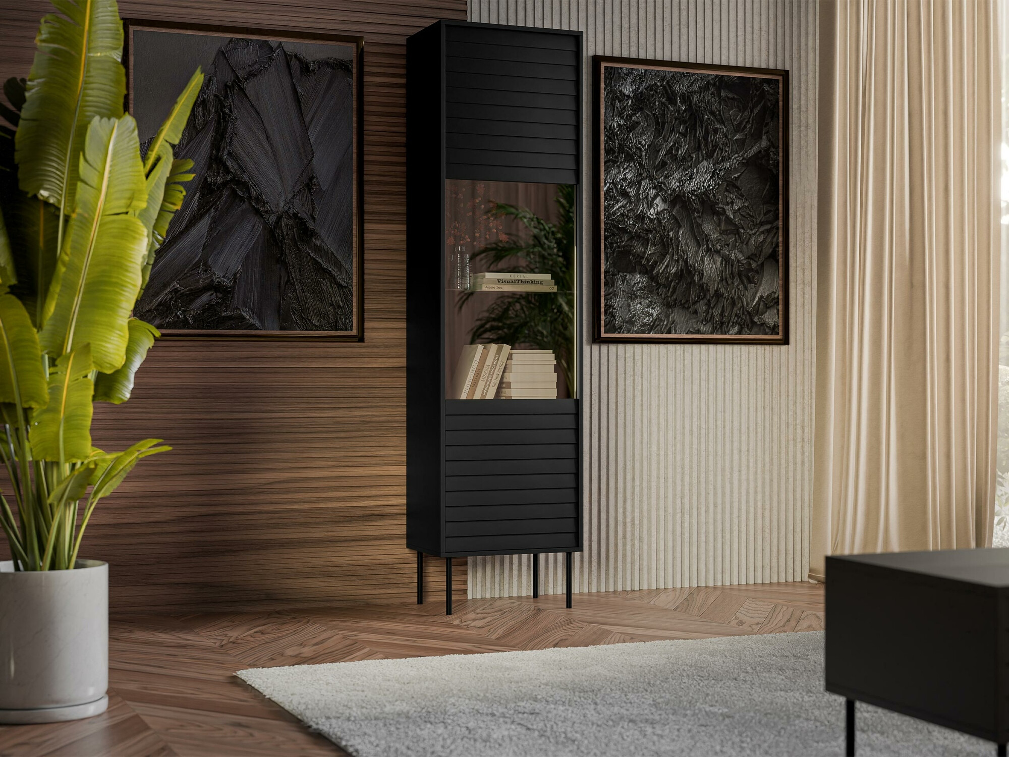 Estantería Flosoru 107 (Negro)