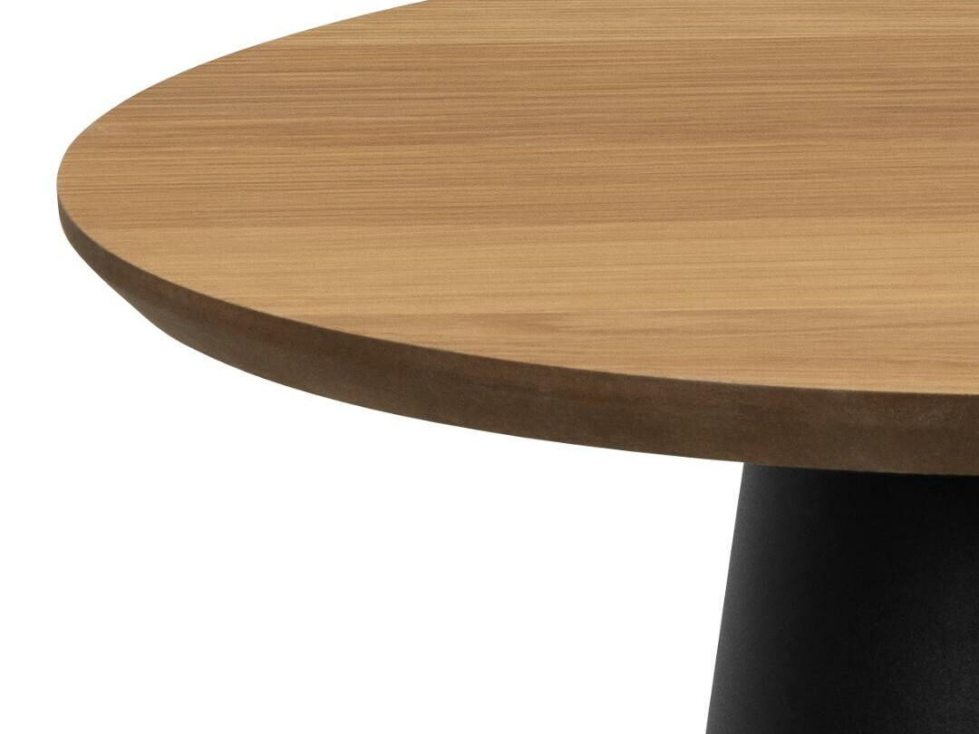 Mesa auxiliar Norsica 950 (Negro + Roble)