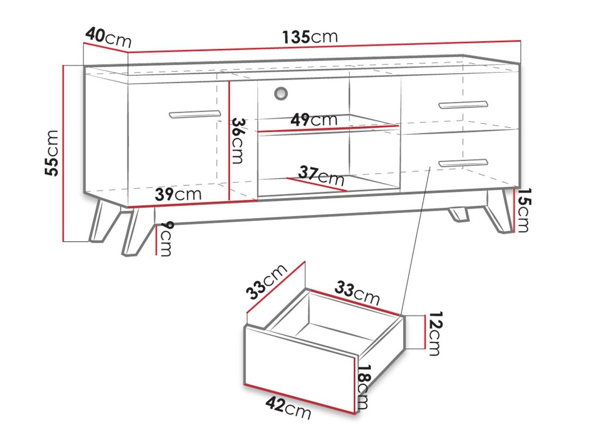 Mueble TV Sorvera 102