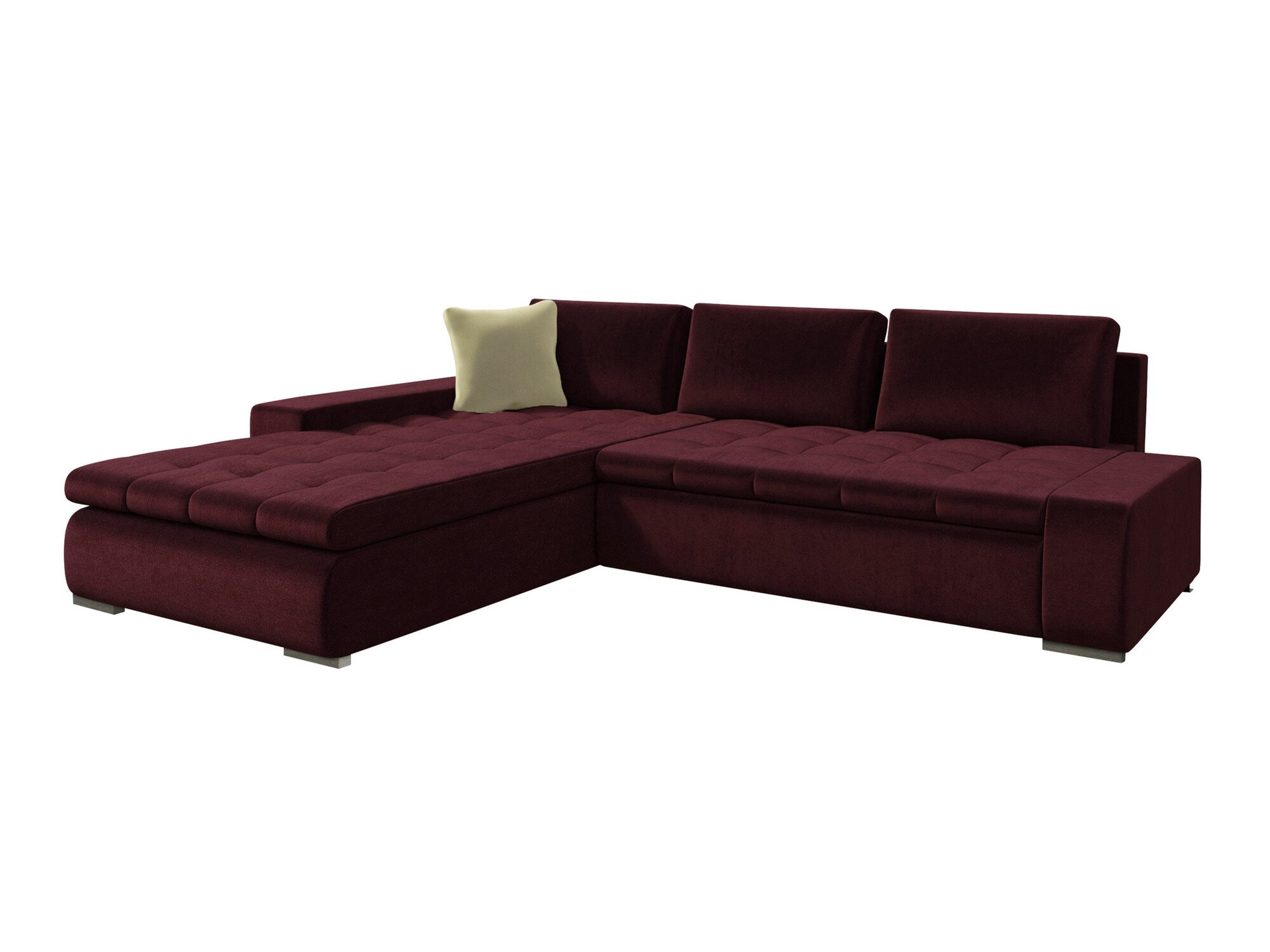 Sofá rinconero Comfivo 147 (Magic Velvet 2202 + Magic Velvet 2250)